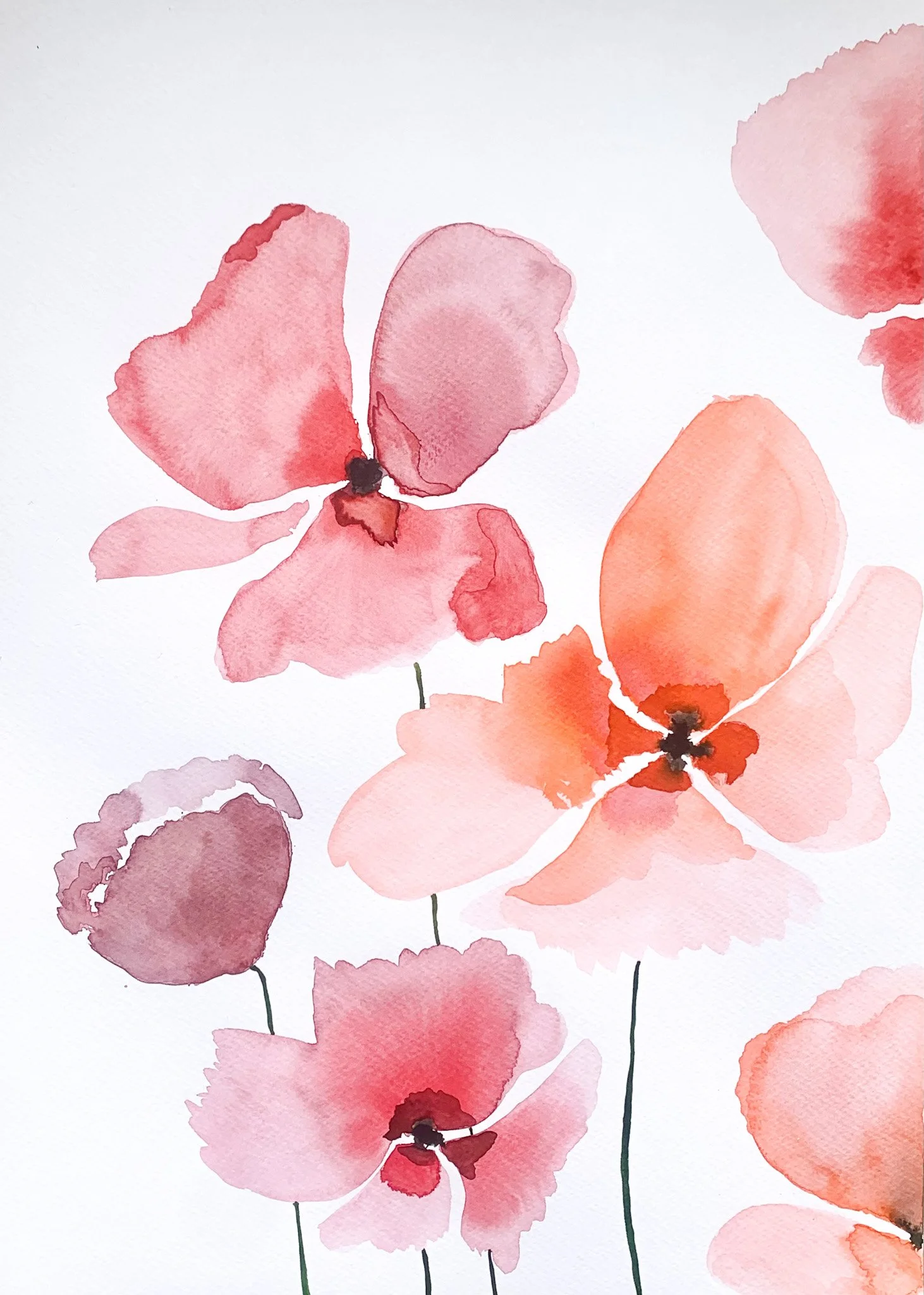 Field of poppies (Dans le champs) original