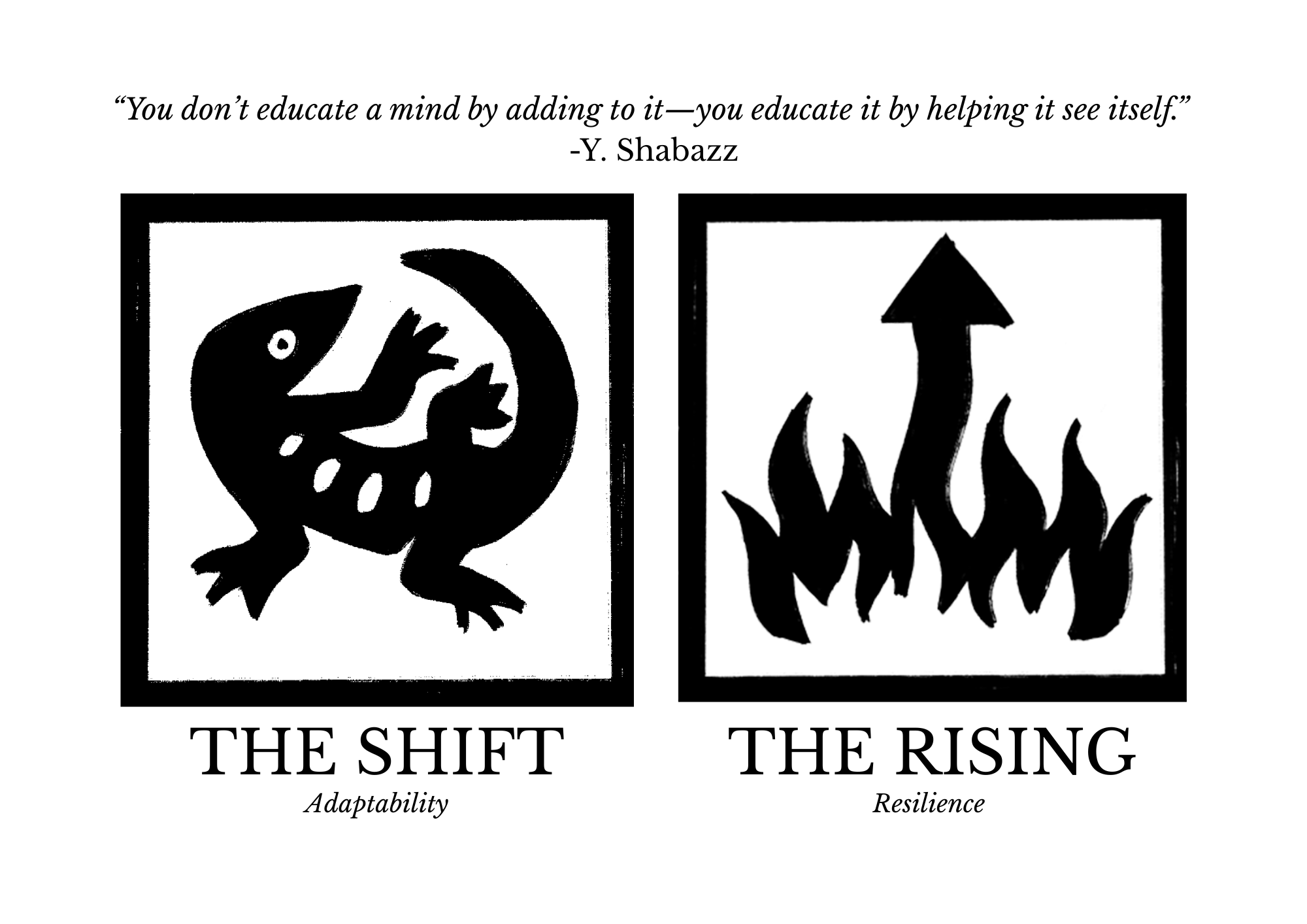 You don’t educate a mind by adding to it—you educate it by helping it see itself. 