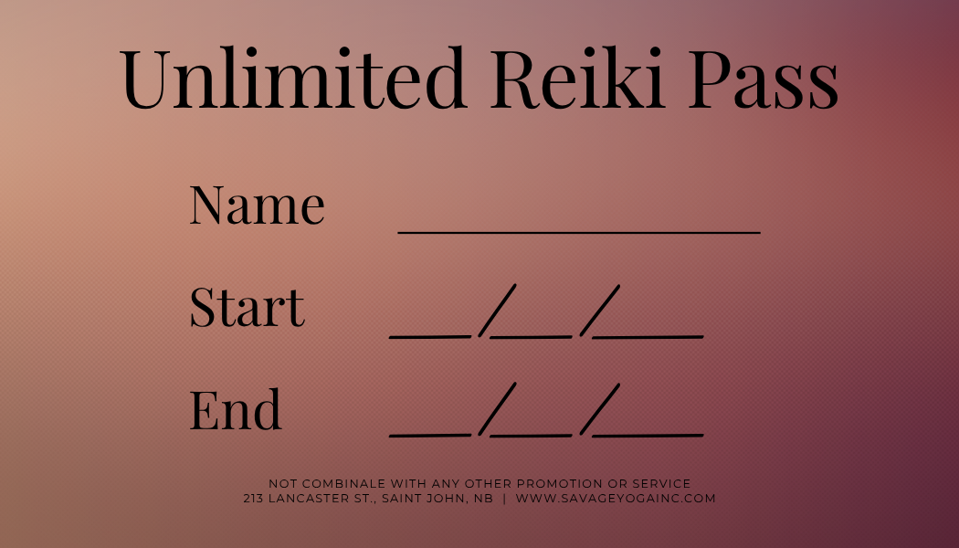 Unlimited Newcomer Reiki Pass