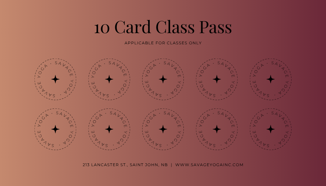 10 Card Class Pass