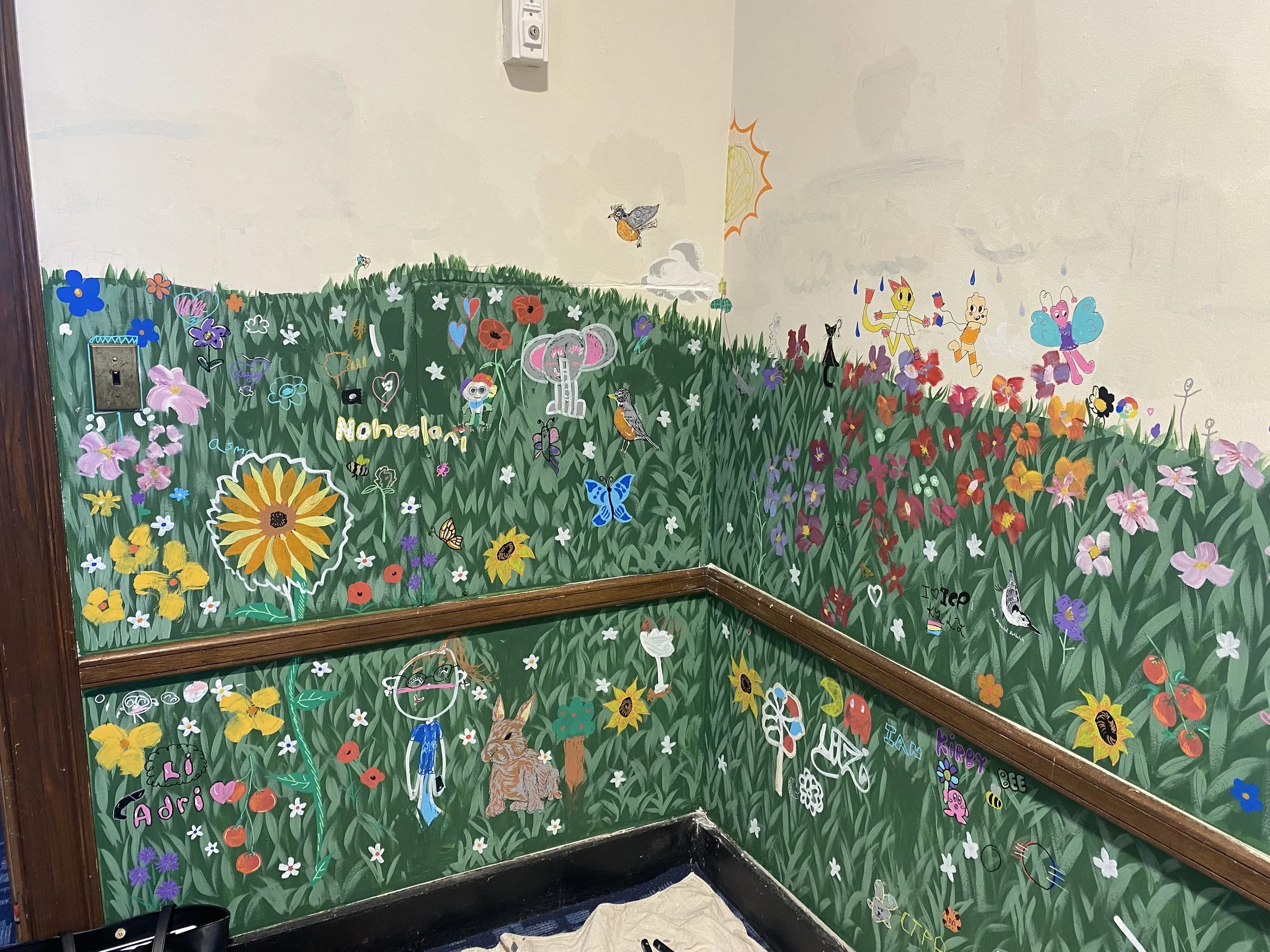 Wanskuck Library Community Garden Collaboration, Graduate Thesis Research Project, Located in Providence RI, 2025. (Side 4)
