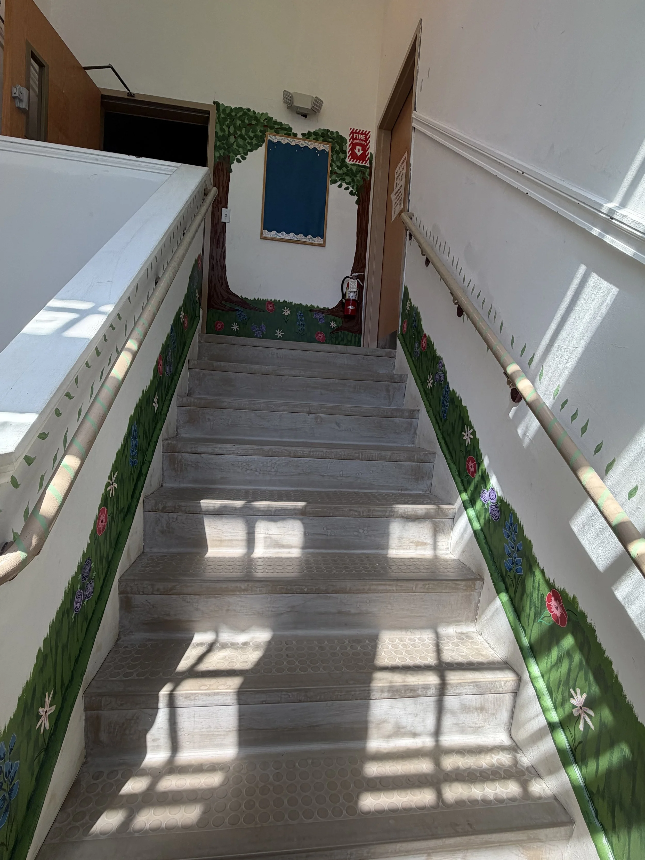 South Union Stairs, Commissioned by Southborough Recreation Department, Located in Southborough MA, September 2026 (Side 5)
