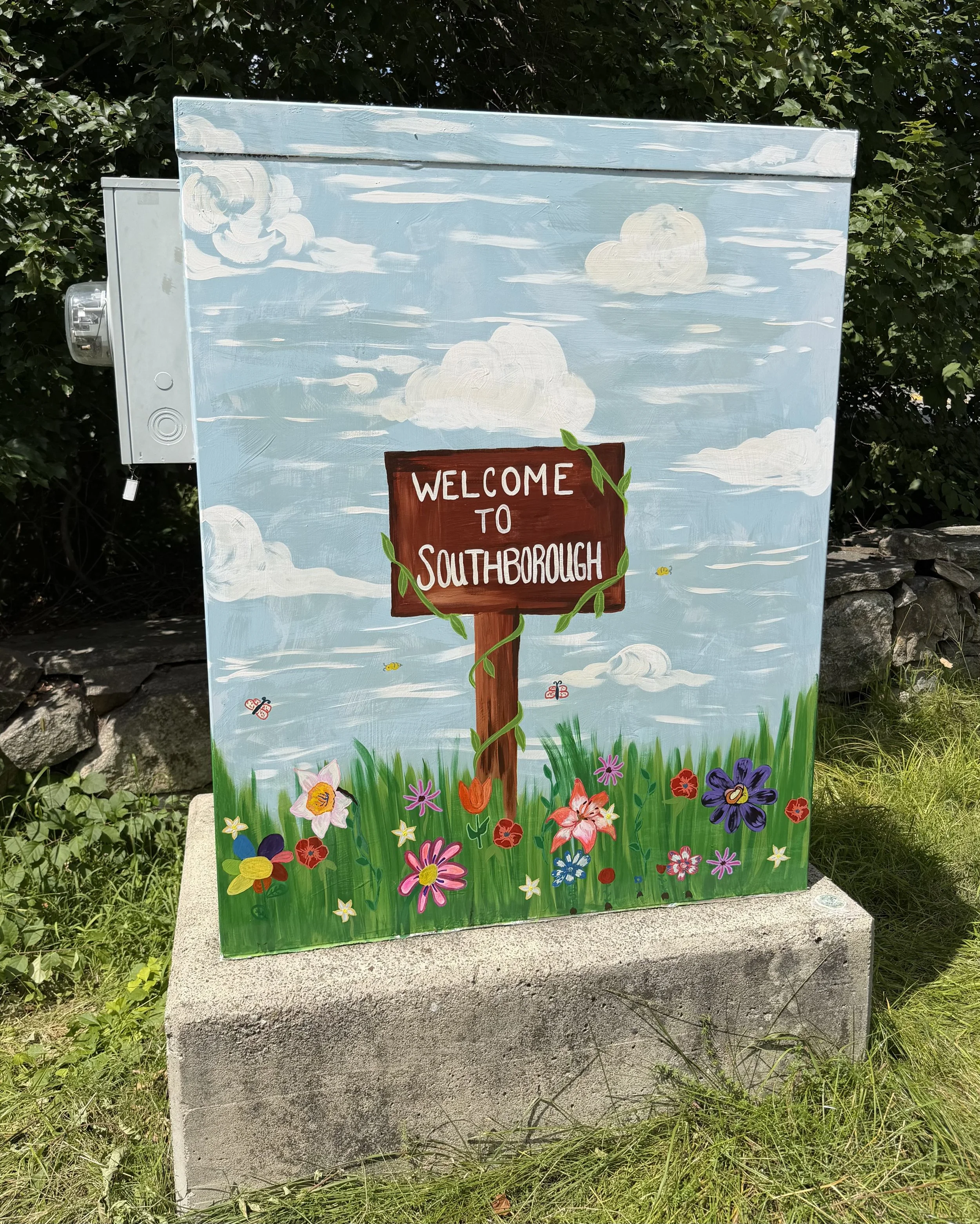 Southborough Community Garden Collaboration, in partnership with the Southborough Recreation Department, August 2026. (Side 1)