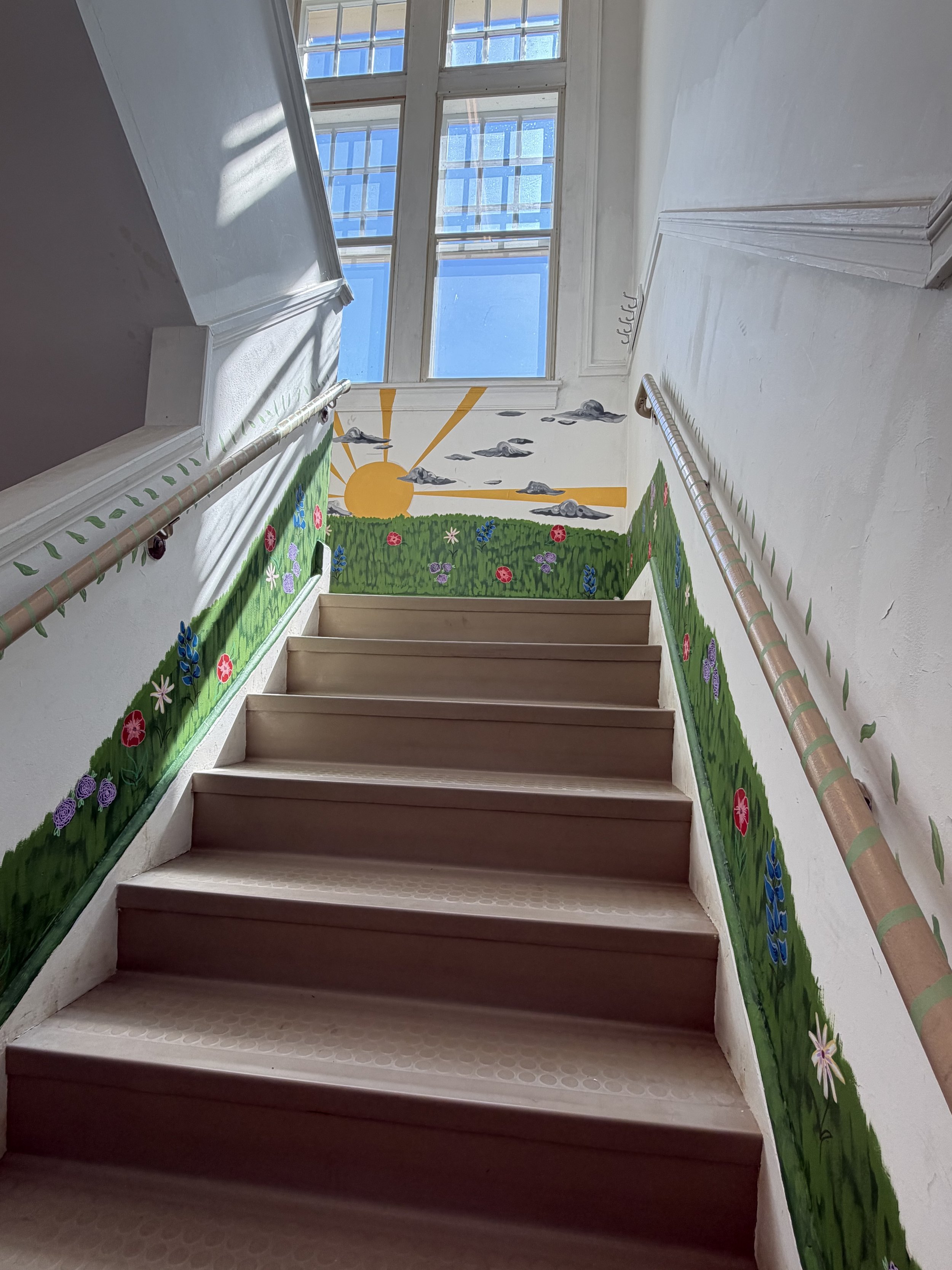 South Union Stairs, Commissioned by Southborough Recreation Department, Located in Southborough MA, September 2026 (Side 2)