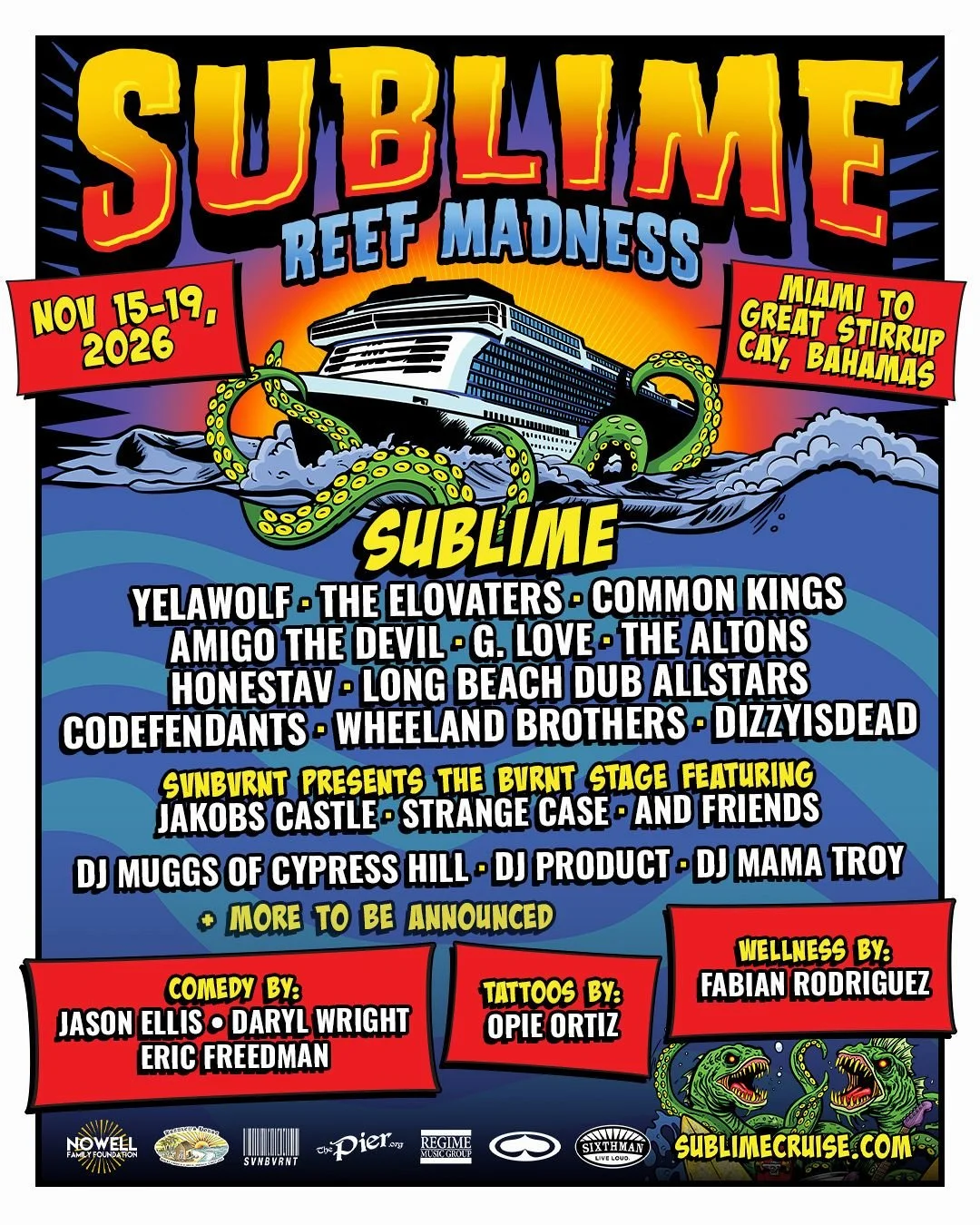 Sublime at Sea — Nov. 2026