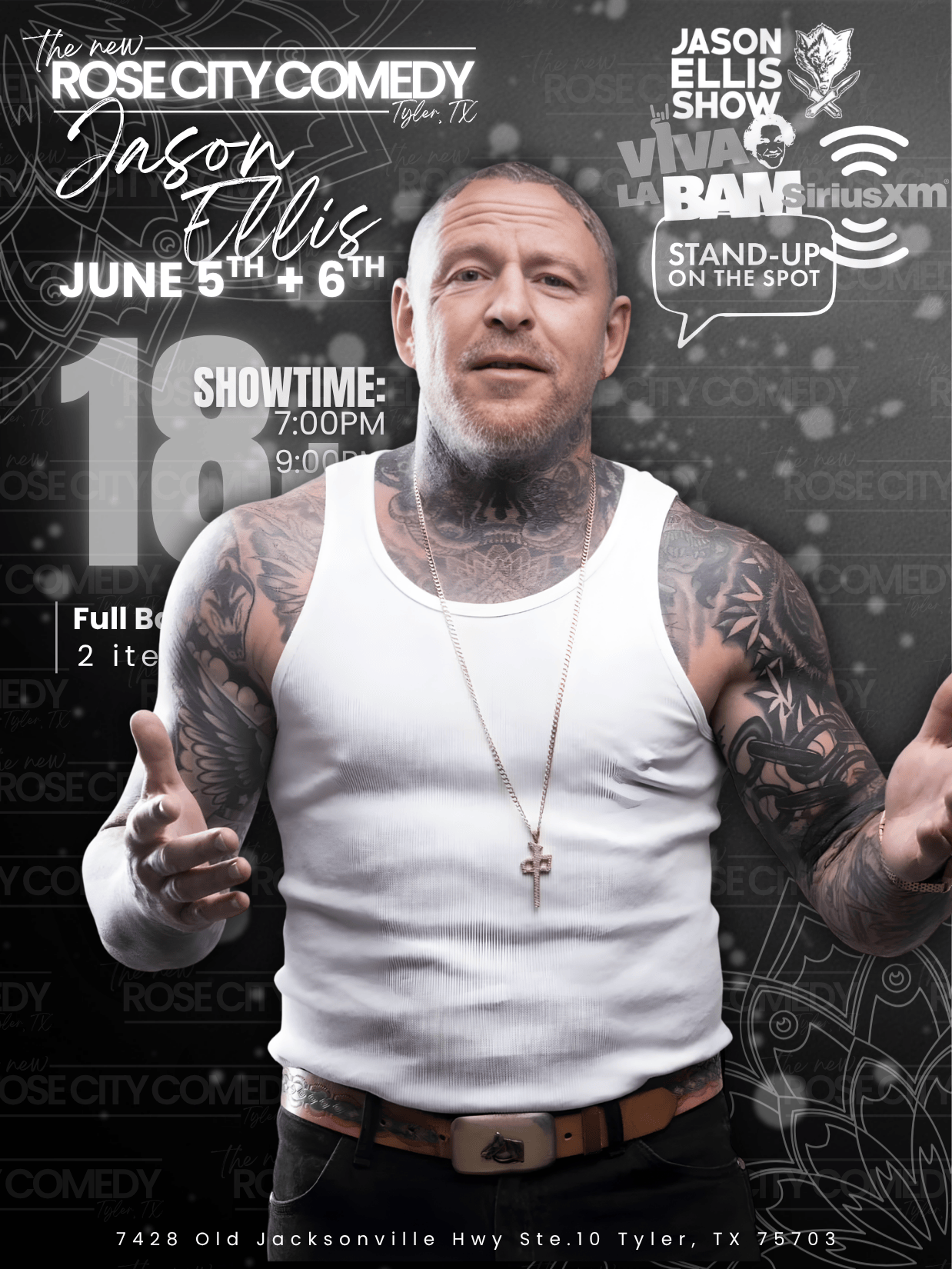 Rose City Comedy | Tyler, TX | JunE 5 – 6