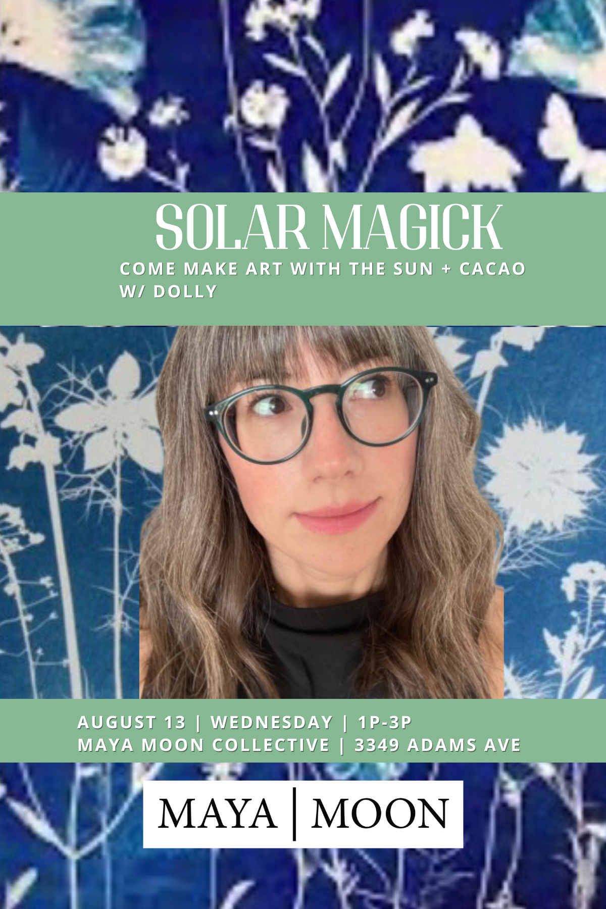 SOLAR MAGICK | Cacao + Cyanotype Art