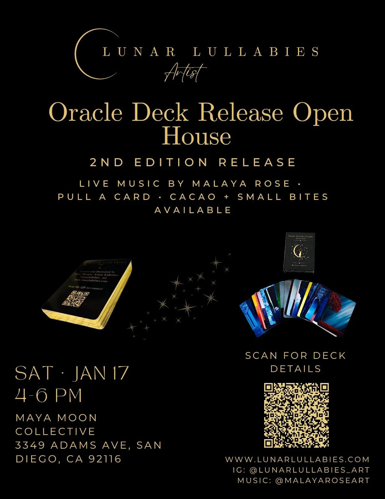 Lunar Lullabies: Oracle Deck Release Open House
