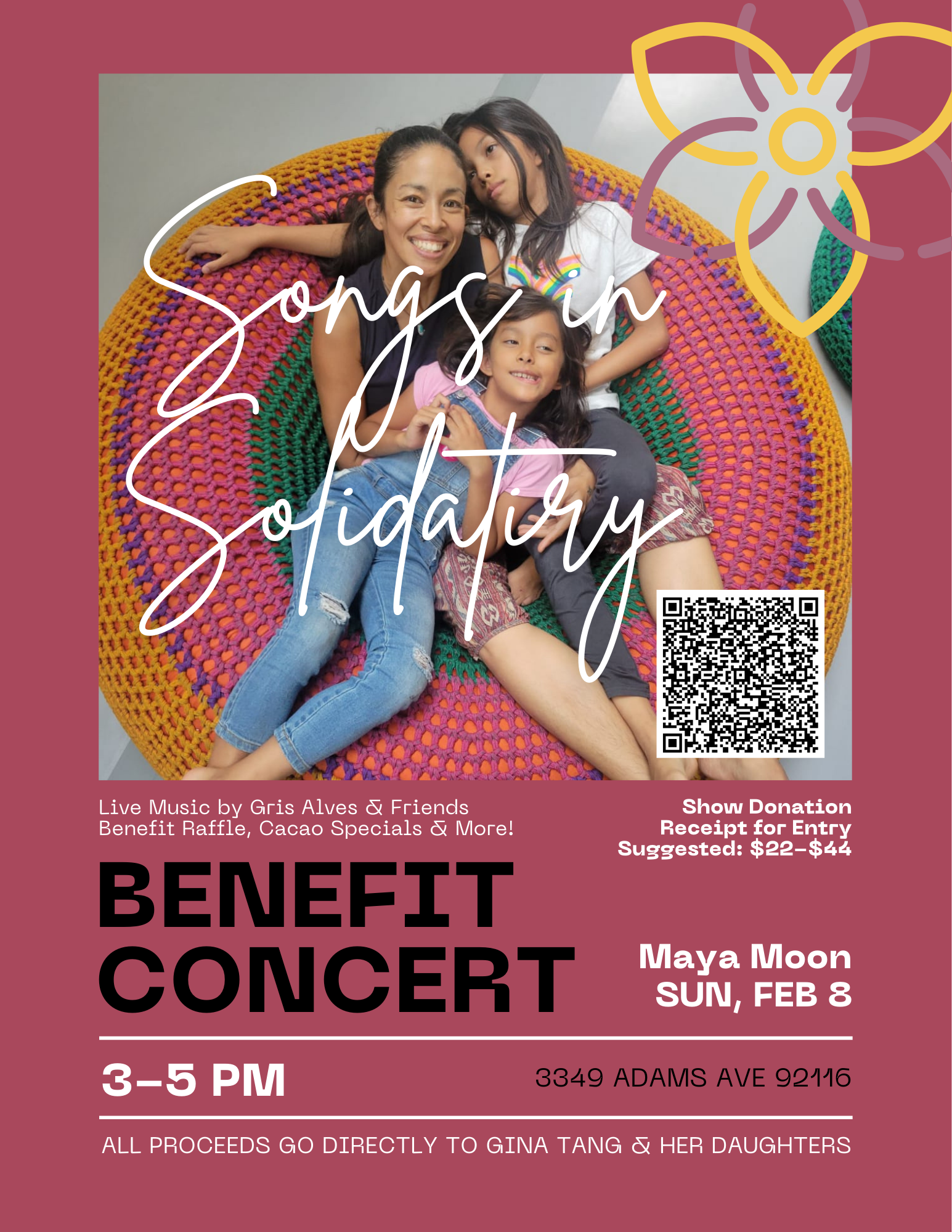 Songs in Solidarity: Benefit Concert for Gina Tang