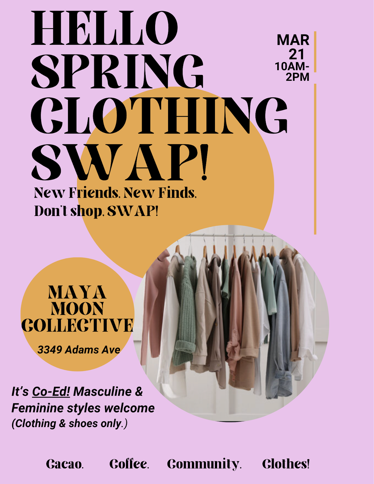 Hello Spring! Clothing Swap