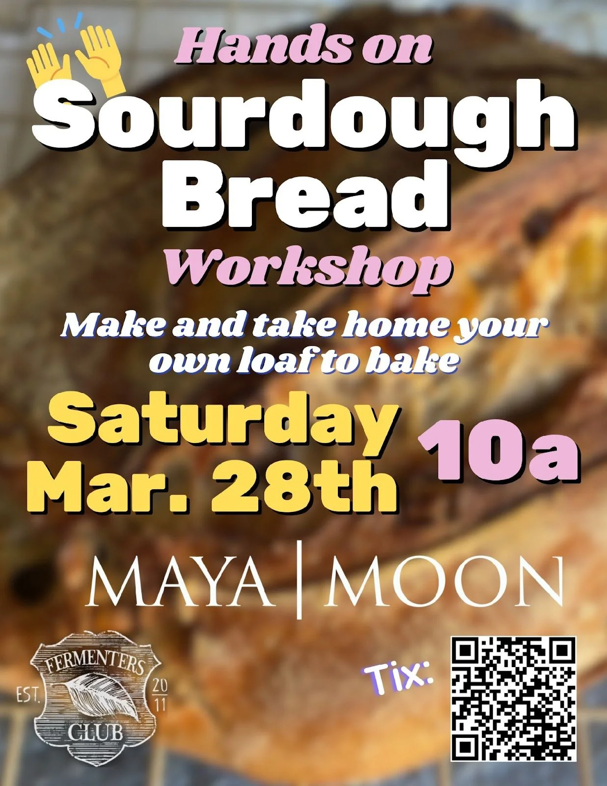Hands On Sourdough Bread Making Workshop