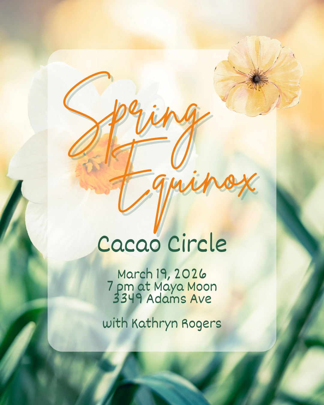 Spring Equinox Cacao Circle