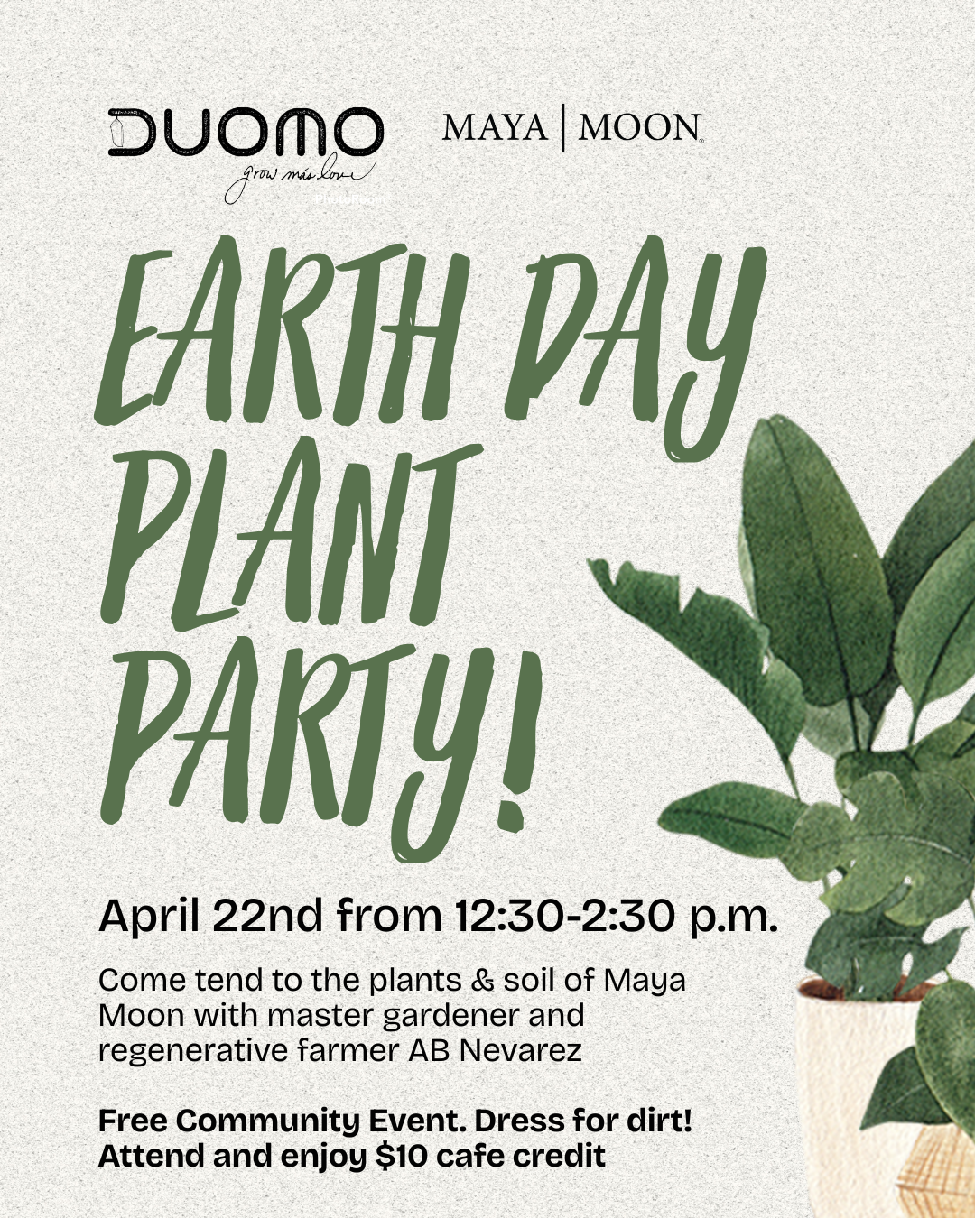 Earth Day Plant Party!