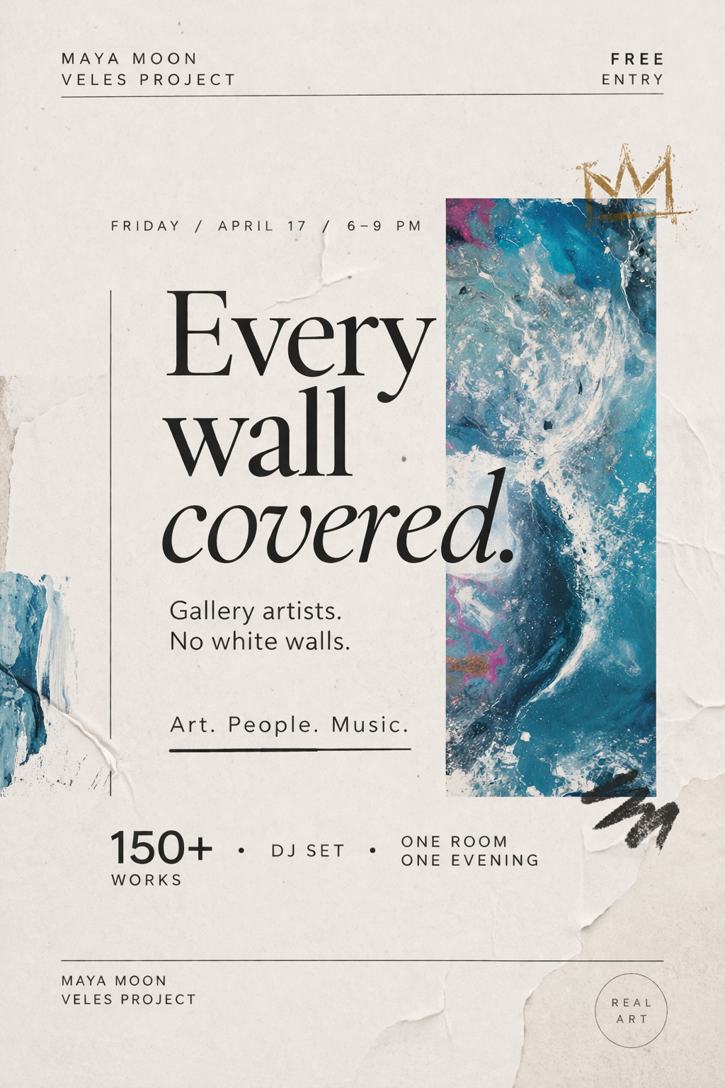 Every Wall Covered Art Show