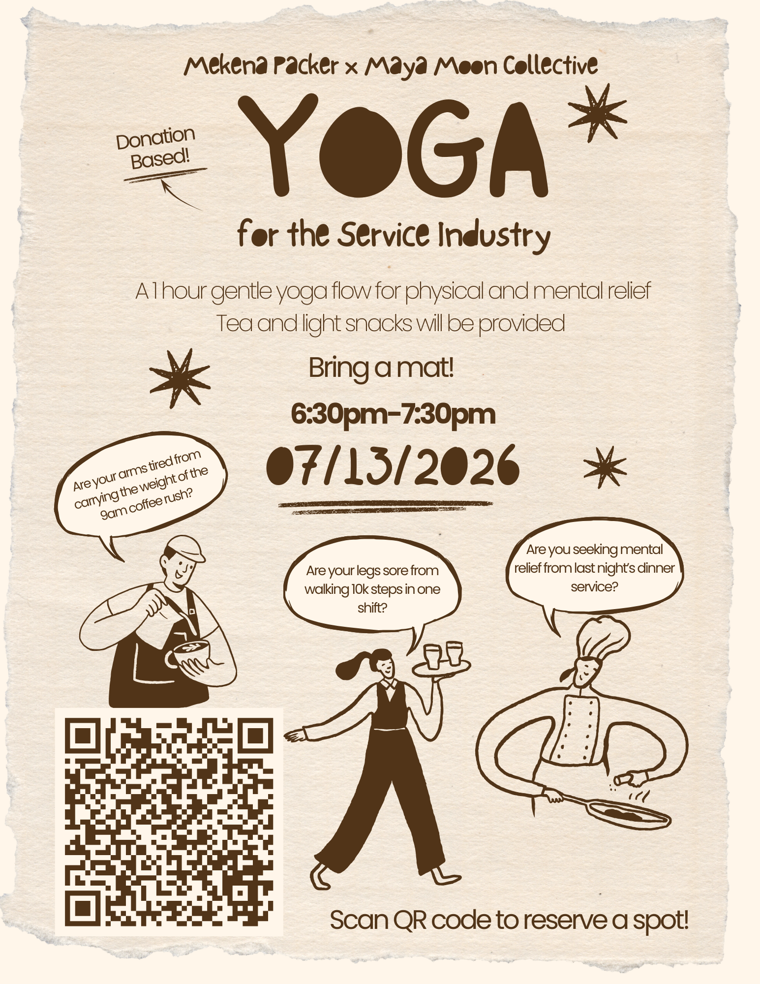 Yoga for the Service Industry