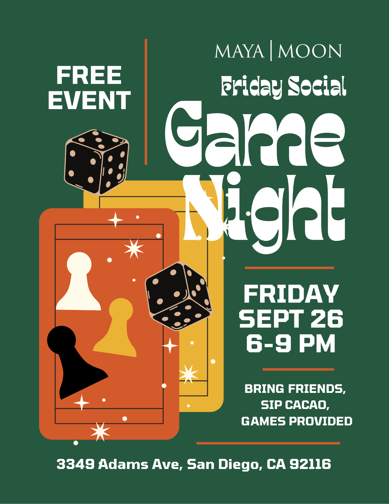 Friday Social Game Night