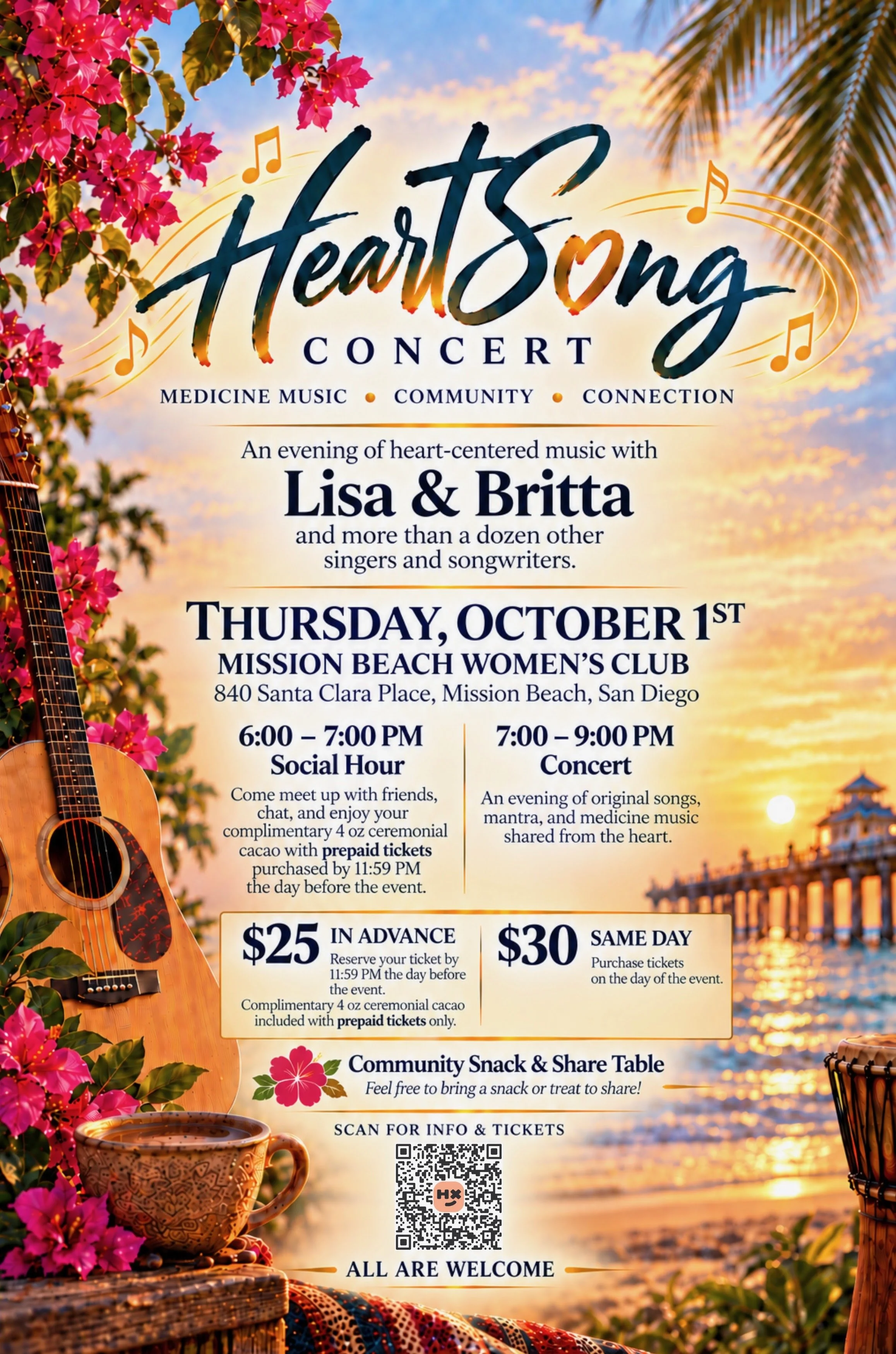 HeartSong: A Candlelit Evening of Music, Cacao & Community