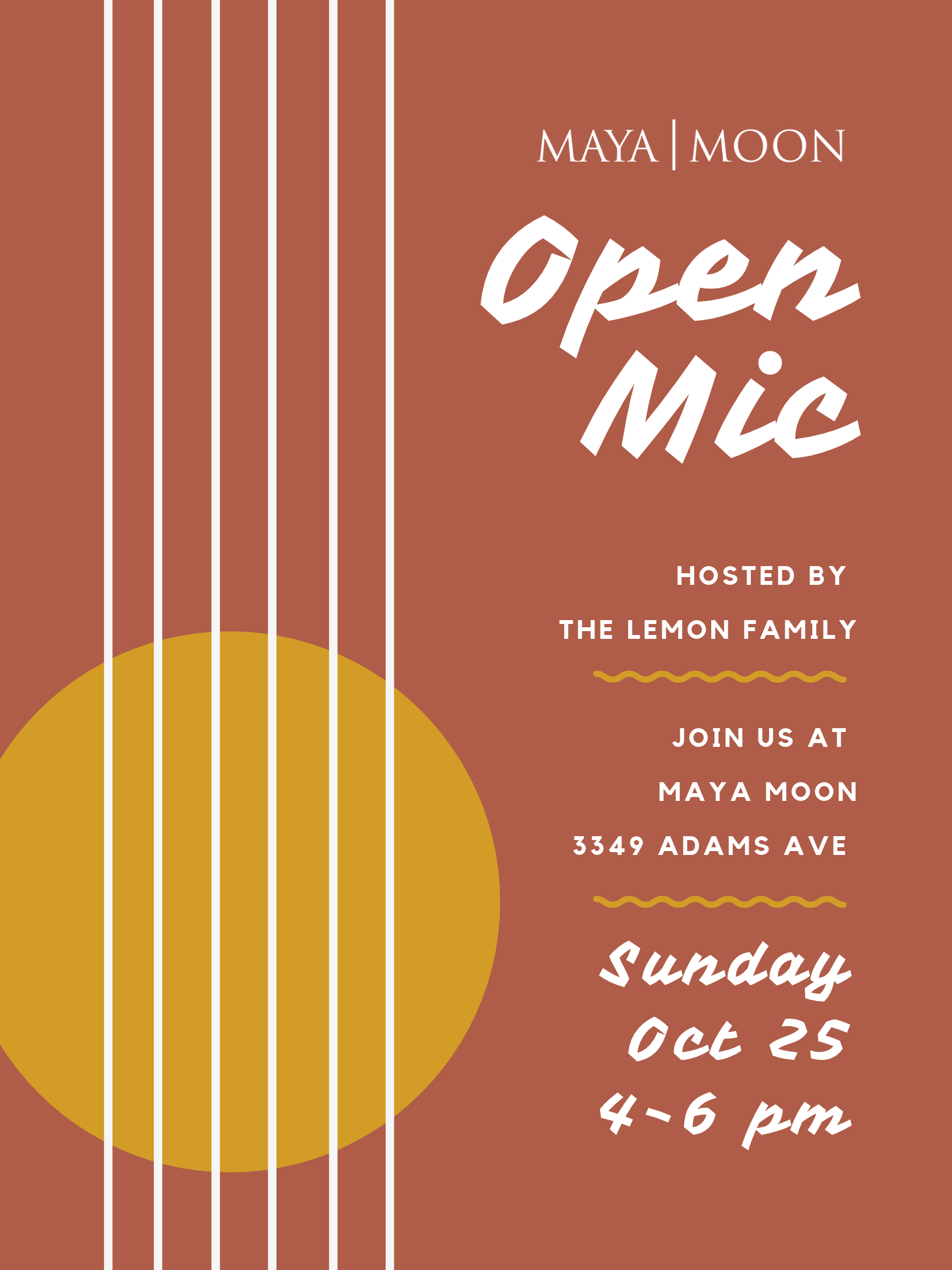 Open Mic on the Patio