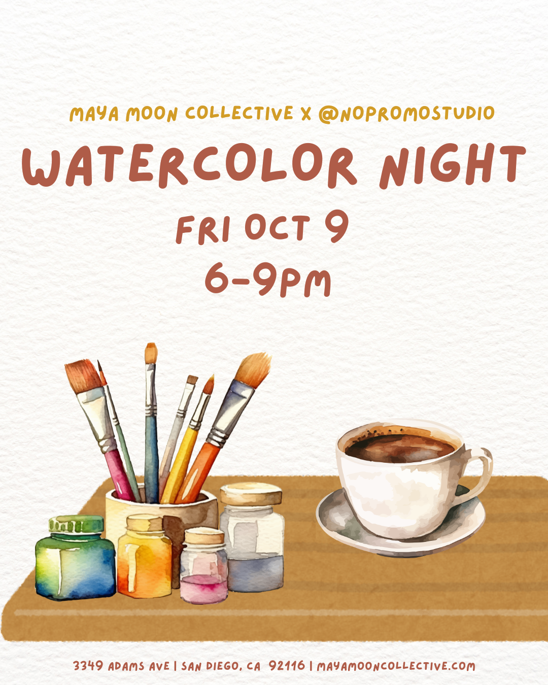 Good Vibe Friday: Watercolor Paint Night