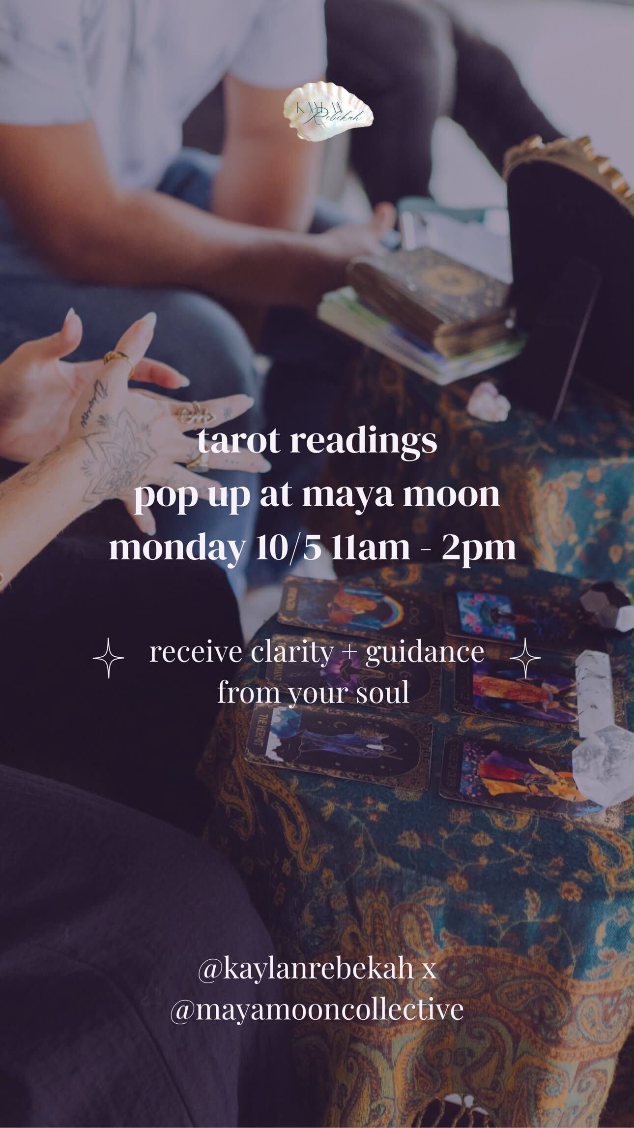 Pop Up Tarot Readings