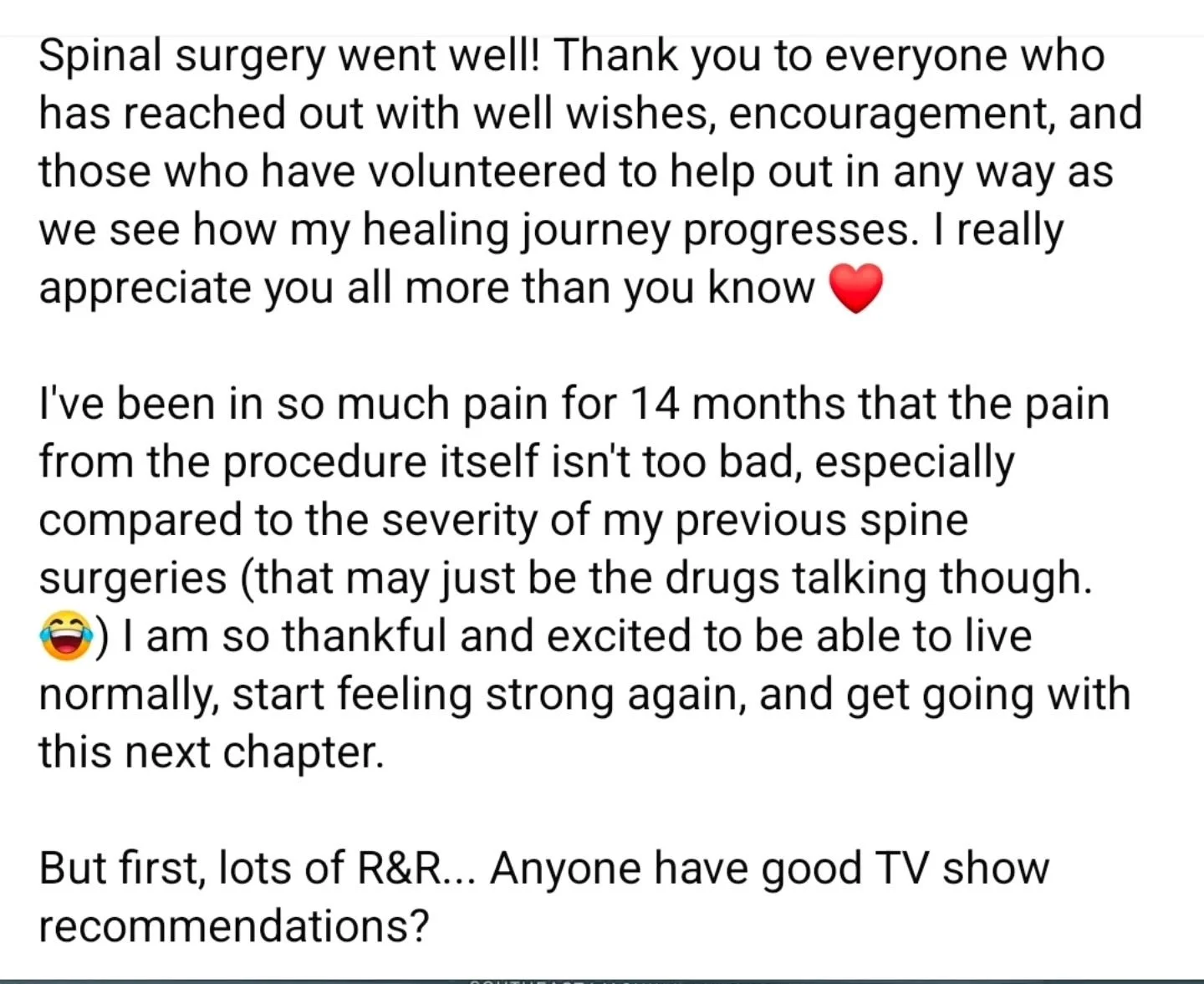 Just a quick little update and a huge thank you to YOU! By supporting me and my business you have been a huge part in allowing me to take the time I need to rest, recover, and be the best I can be for the rest of 2026 and onward 🤎
