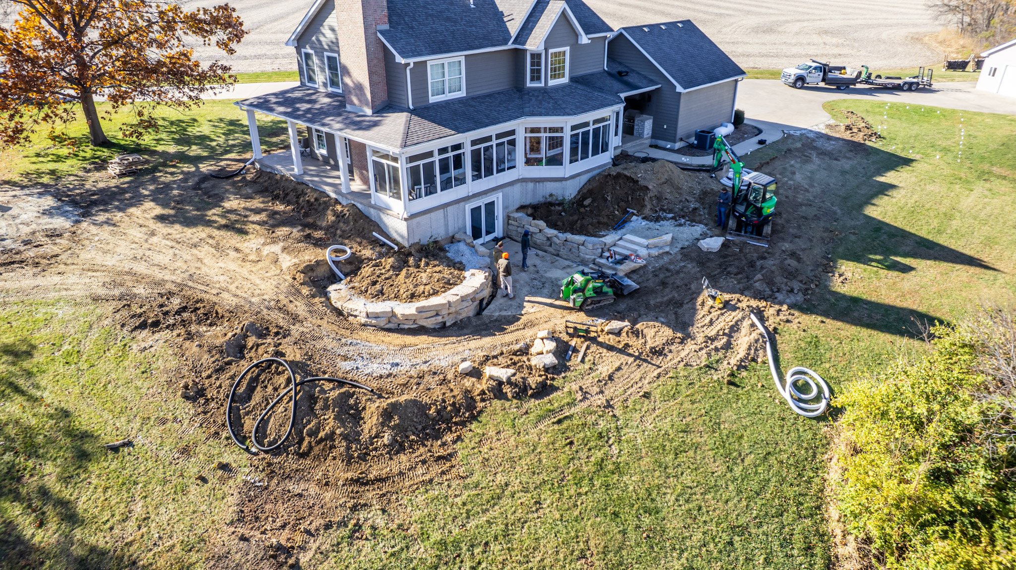 Lanscape construction image.