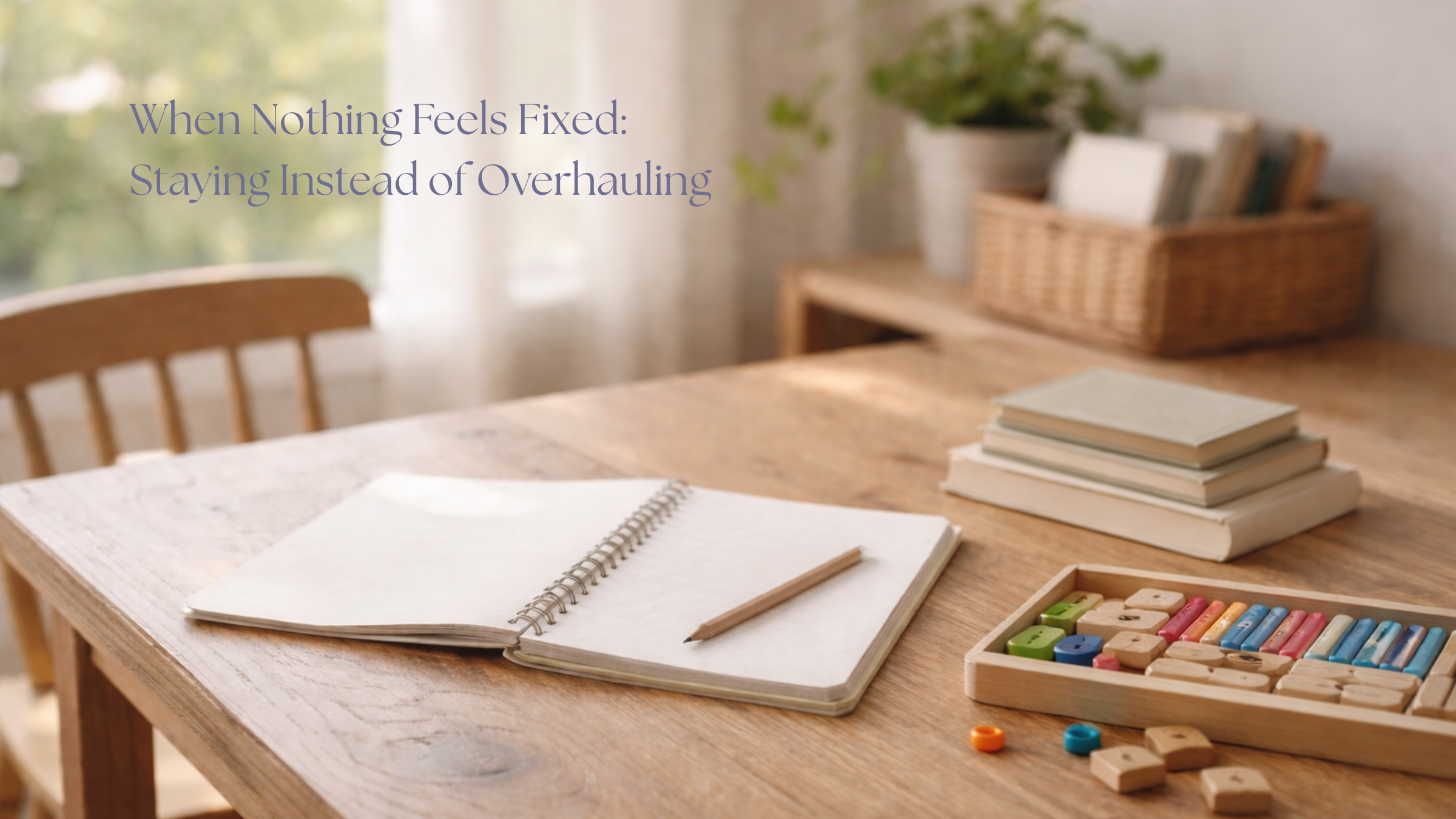 When Nothing Feels “Fixed”