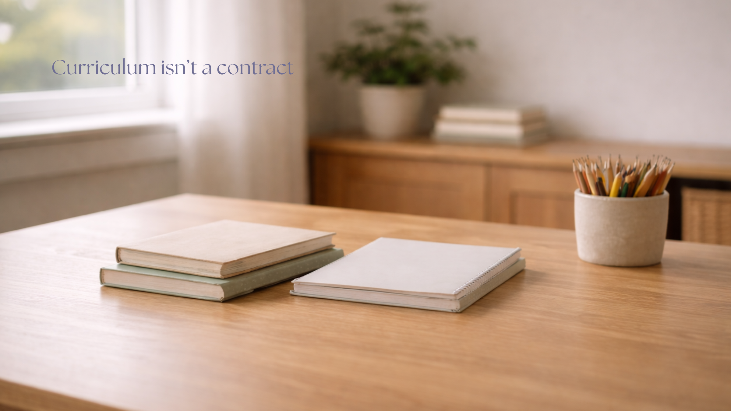 Curriculum Isn’t a Contract