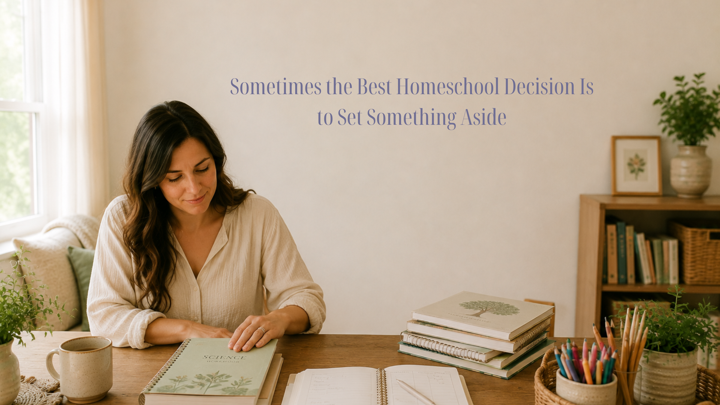 Sometimes the Best Homeschool Decision Is to Set Something Aside