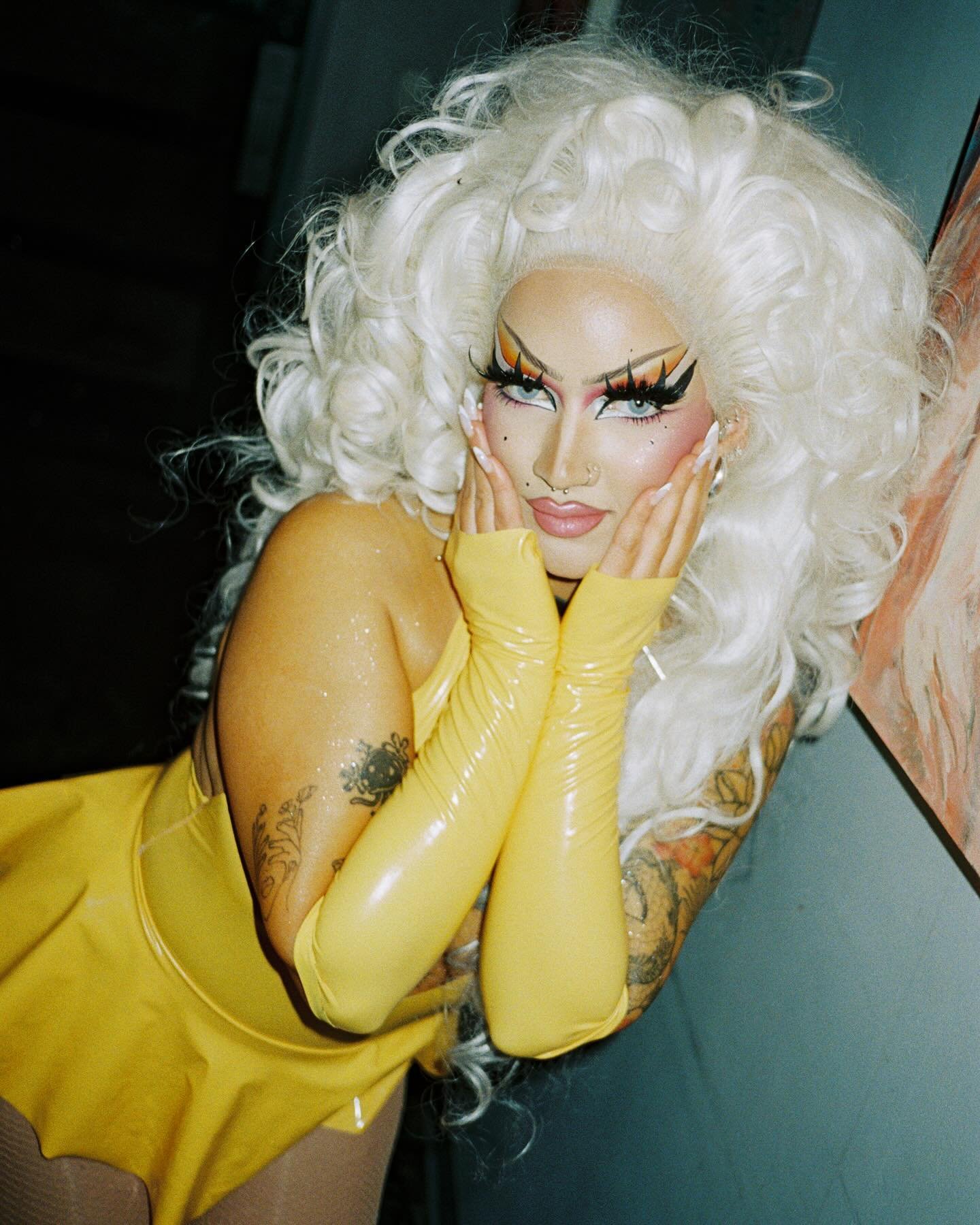 March Angel Hour 🍀 @candidlyaustin&rsquo;s monthly drag show at @zoetropolis immortalized on 35mm film 

What I love about film is the wait. The surprise of seeing what you captured for the first time. I was emotional looking at all the photos I got
