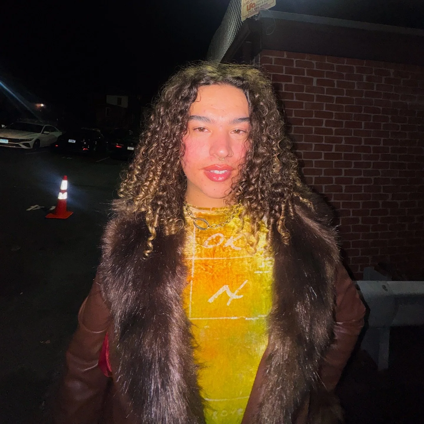 night out with bestie @loru222y 🤎🤎 soooo coze in my new coat TYYYY baby @issanecla