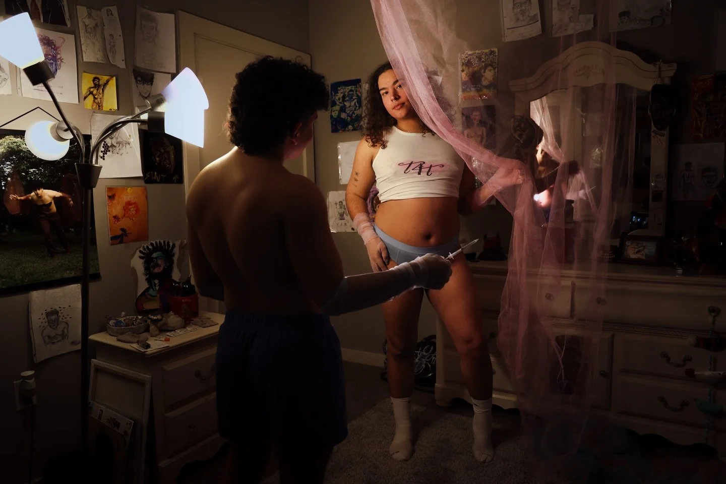 Today I am four weeks on estrogen. One month on the 21st. Time has gone by so fast, but the softening has come in slow, beautiful moments that are once again teaching me that everything is romantic. I feel so different from the person I was a month a