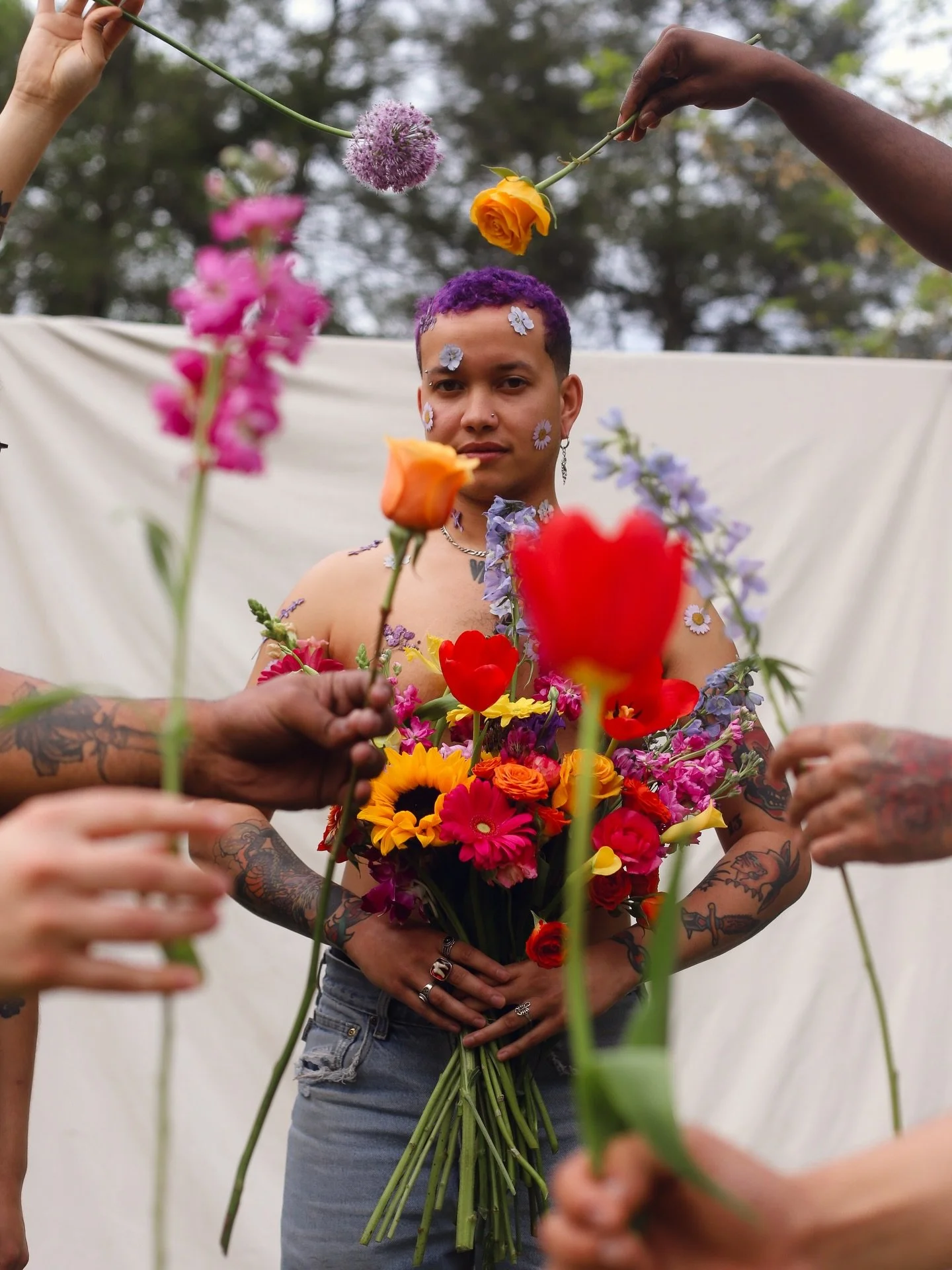 Happy Trans Day of Visibility 💐 Trans people are so beautiful, inspiring, and powerful. While visibility is important, we need a lot more from our communities, neighbors, family, friends, and allies to live visibly. We need safety, protection, healt