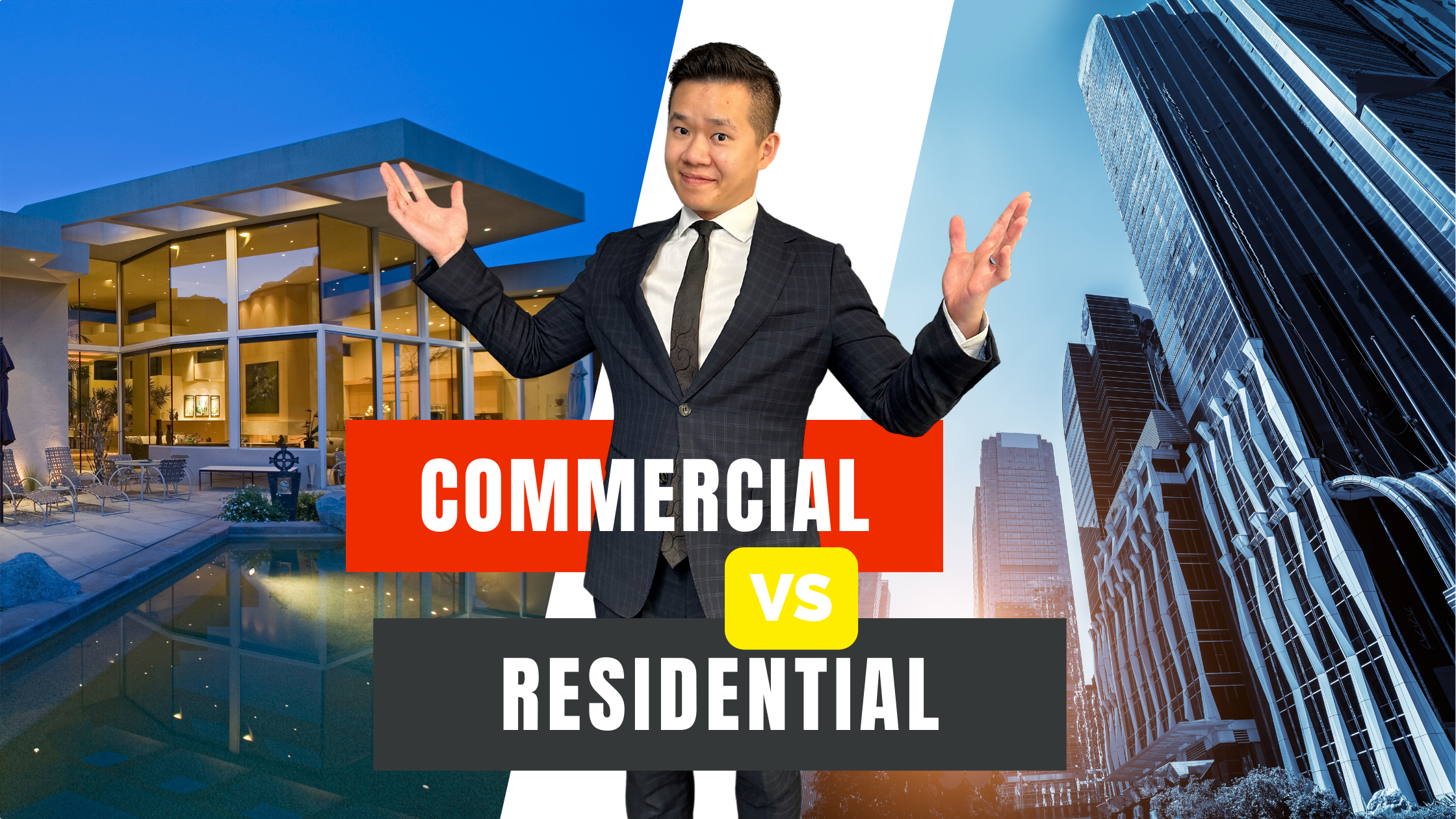 What is the difference between commercial and residential real estate?