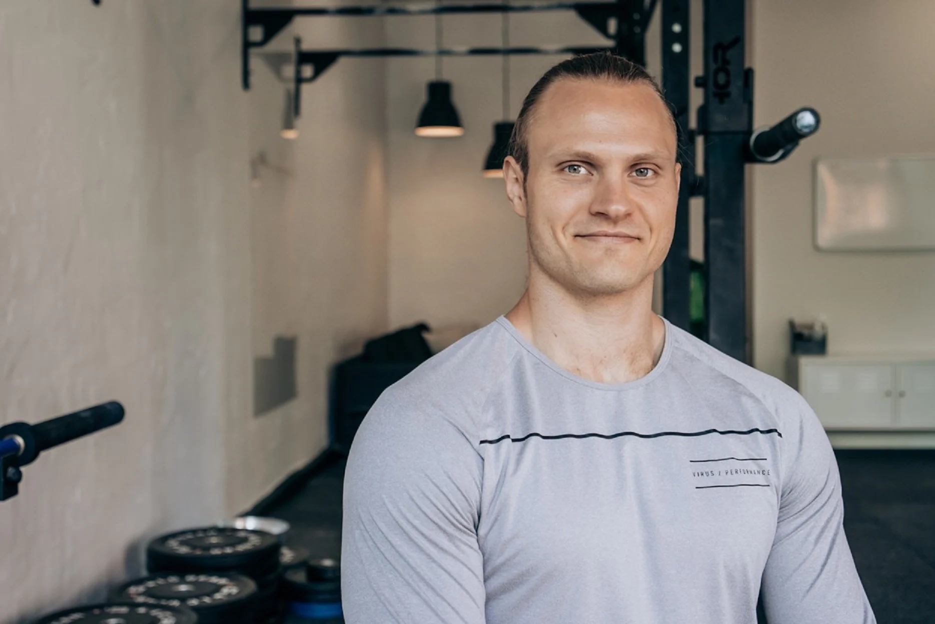 Træner hos BLOX training i vores private træningsstudio i Hørsholm