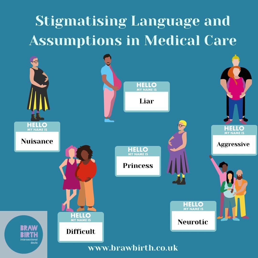 Stigmatising assumptions and language in medical care.

A drained, underfunded and disrespected healthcare system by Parliament has a cascade affect. 

A broken system leads to burnt out staff which in turn, can lead to poor or disrespectful care of 