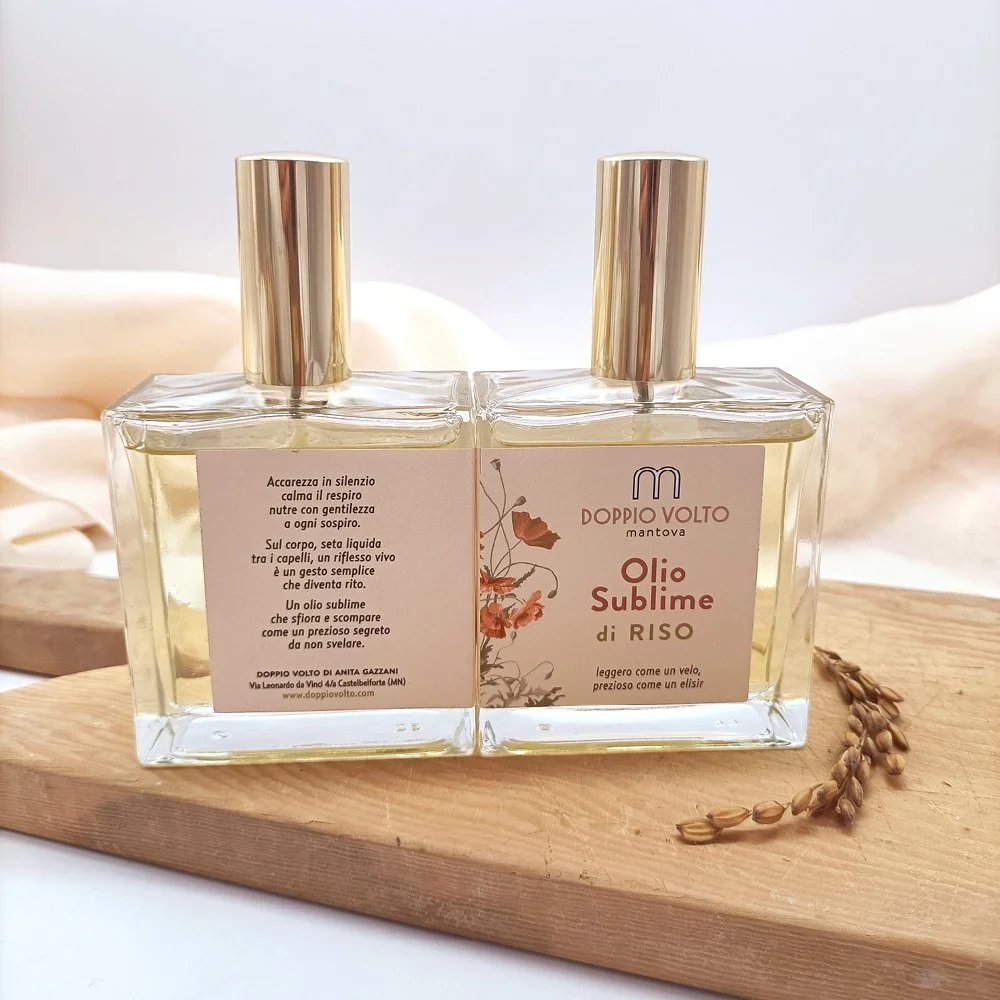olio secco di riso olio di riso corpo e capelli olio profumato corpo olio nutriente corpo olio secco corpo