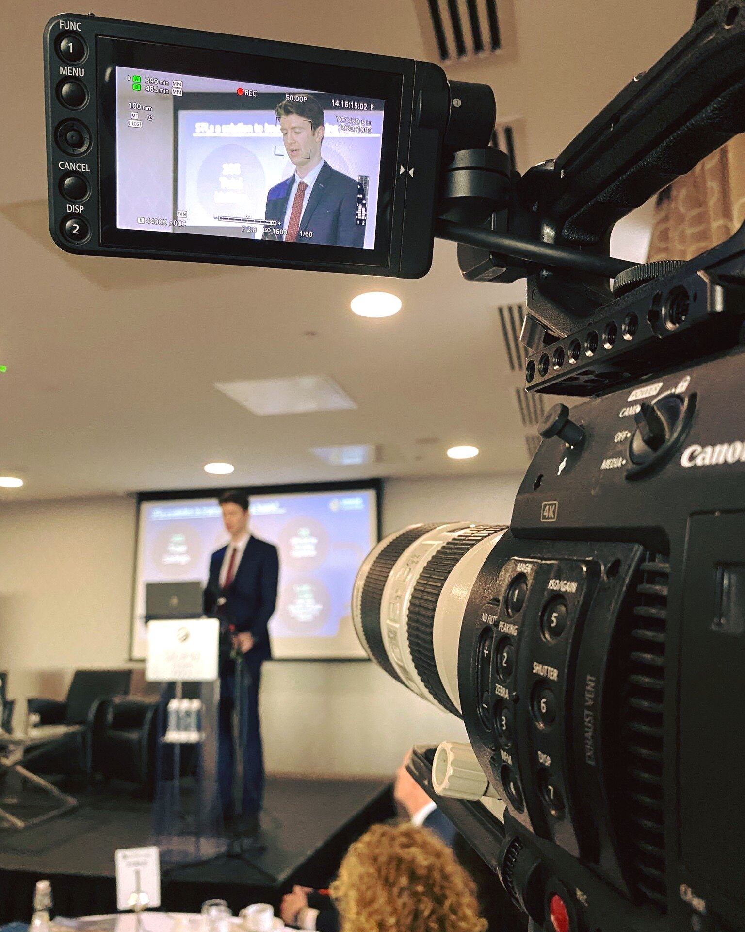 BTS Shot Filming at Corporate eEvent in The Strand Hotel Limerick 🎥. For more info please visit avalanchemultimediastudios.com #avalanchemultimediastudios #corporatevideoproduction #corporatevideoproductionservices #ireland #videos #avalanchemultime