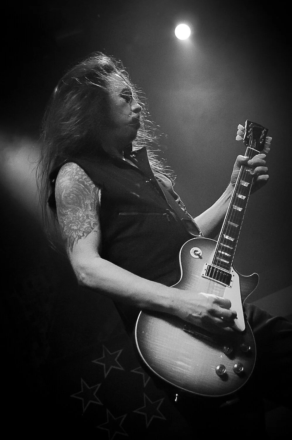 Scotti Hill playing a Les Paul guitar, Skid Row live in concert at The O2 Forum Kentish Town, January 2019