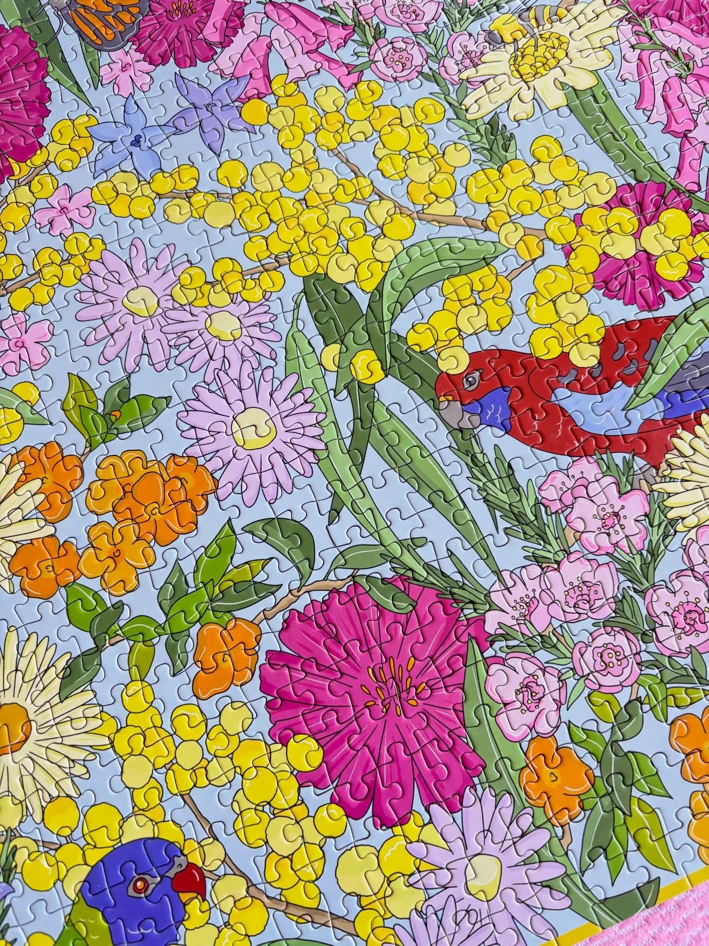 Road testing my &lsquo;In the Garden&rsquo; puzzle, putting it through its paces with friends at the cabin - the perfect team activity! 🧩 Available now from @hardiegrantbooks @hardiegrantgift 🌸🌻