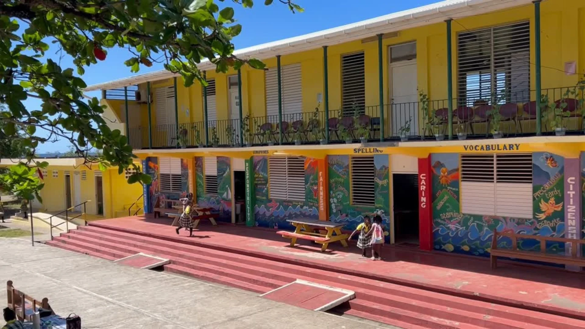 Pastor Dee at Colihaut Primary School