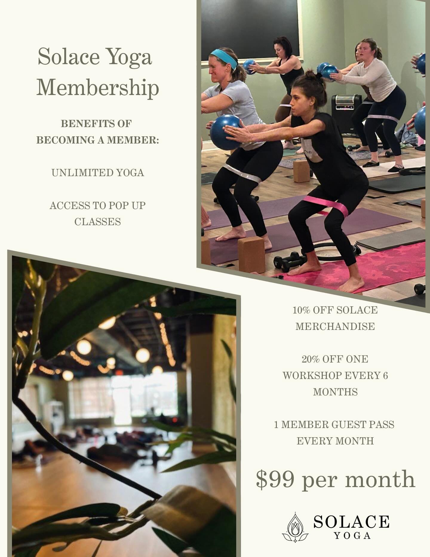 Becoming a member of our yoga community is more than just attending classes&mdash;it&rsquo;s stepping into a space where you are supported, seen, and encouraged to grow. #solaceyogastudio #yoga #concord #kannapolis #harrisburg