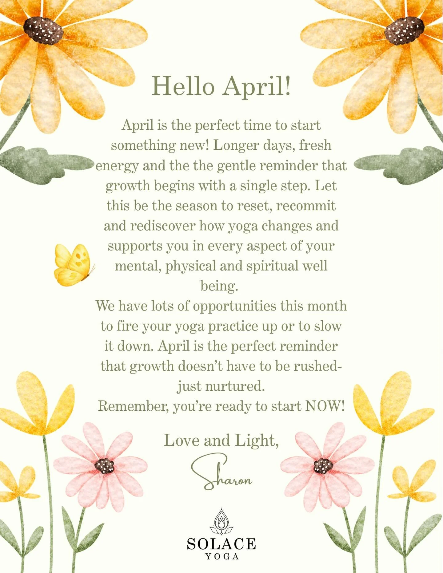 A Letter From Our Owner&hellip;
#solaceyogastudio #yoga #concord #kannapolis #harrisburg