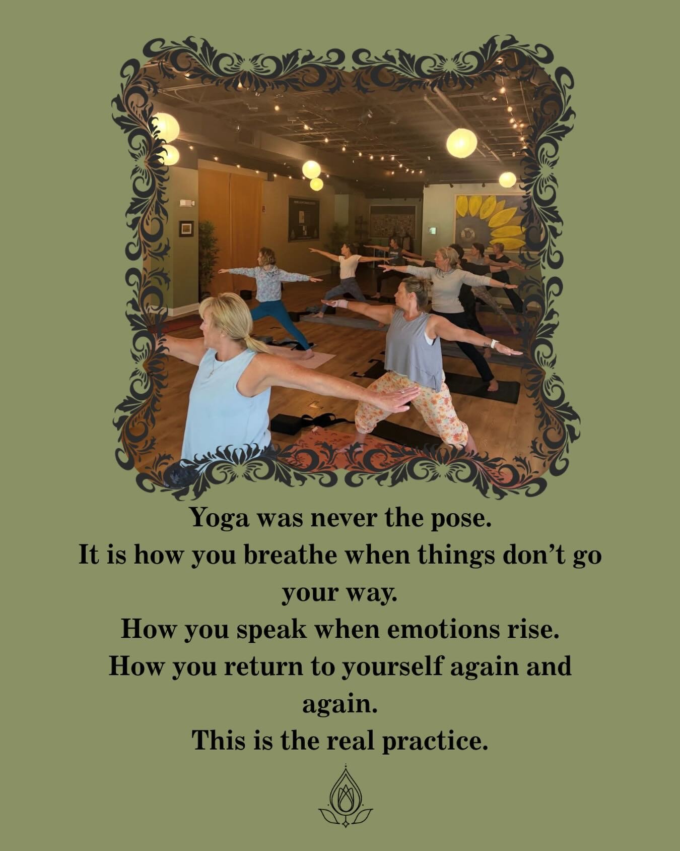 It&rsquo;s not about how deep you bend or how long you hold. It&rsquo;s about how you listen, how you soften, how you stay. It&rsquo;s the breath, the presence, the coming back to yourself. It lives in the quiet moments between breaths,
in the choice