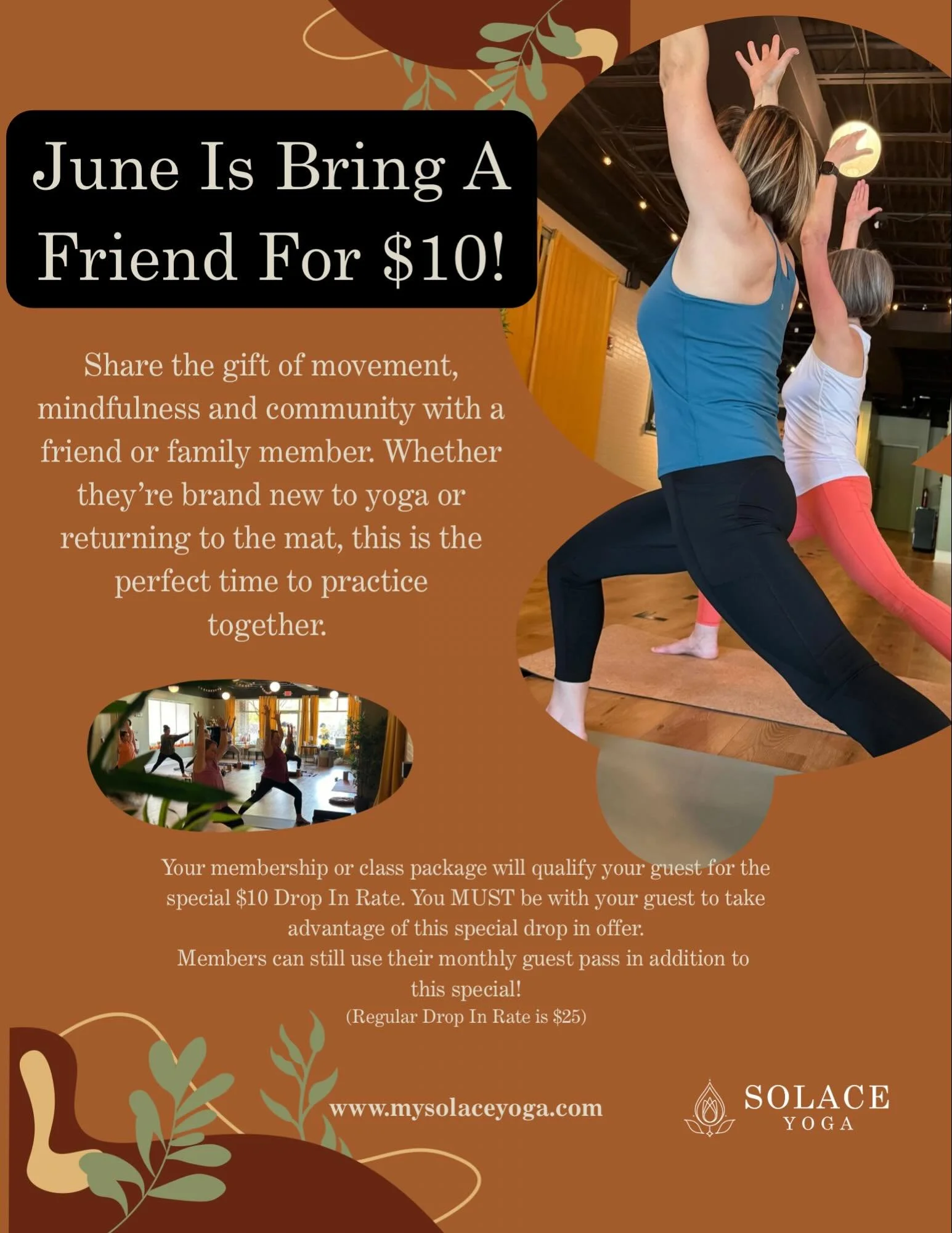 Sharing yoga with a friend makes the journey even more meaningful. 💛

Whether you&rsquo;re flowing side by side, encouraging each other through challenges, or simply enjoying time together, yoga has a way of building connection, strength, and commun