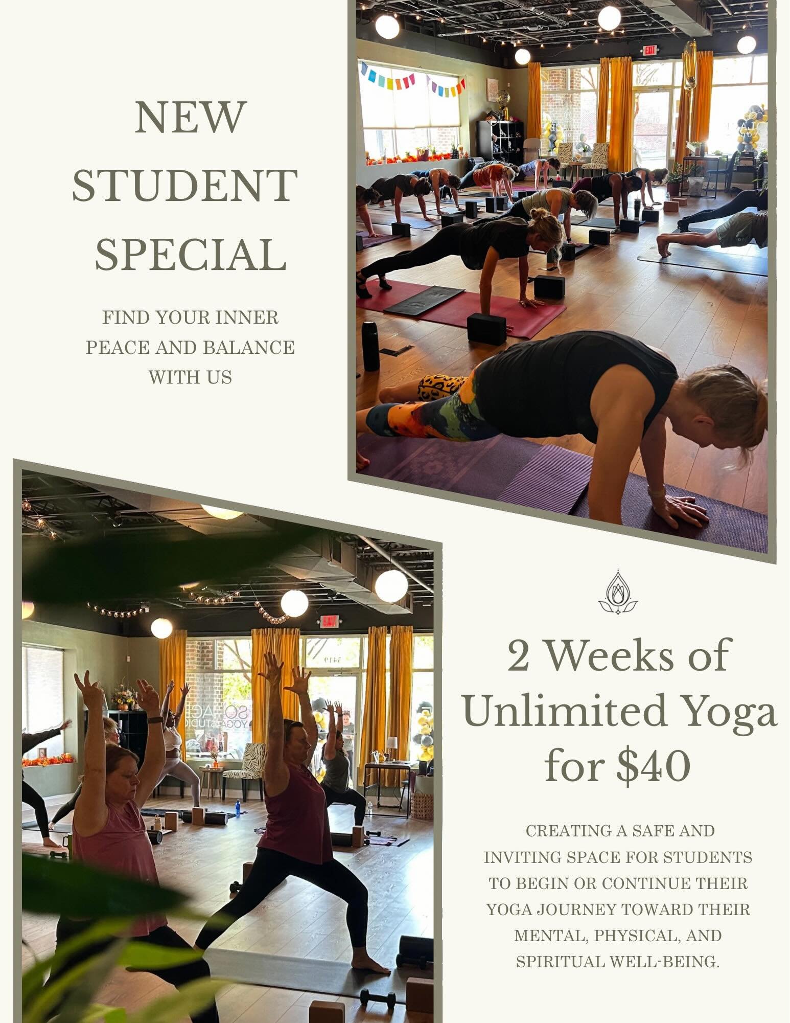 This summer, make time for yourself. Whether you&rsquo;re building strength, improving flexibility, reducing stress, or simply seeking a moment of peace, yoga can help you feel your best all season long.

Join us on the mat and discover how a consist