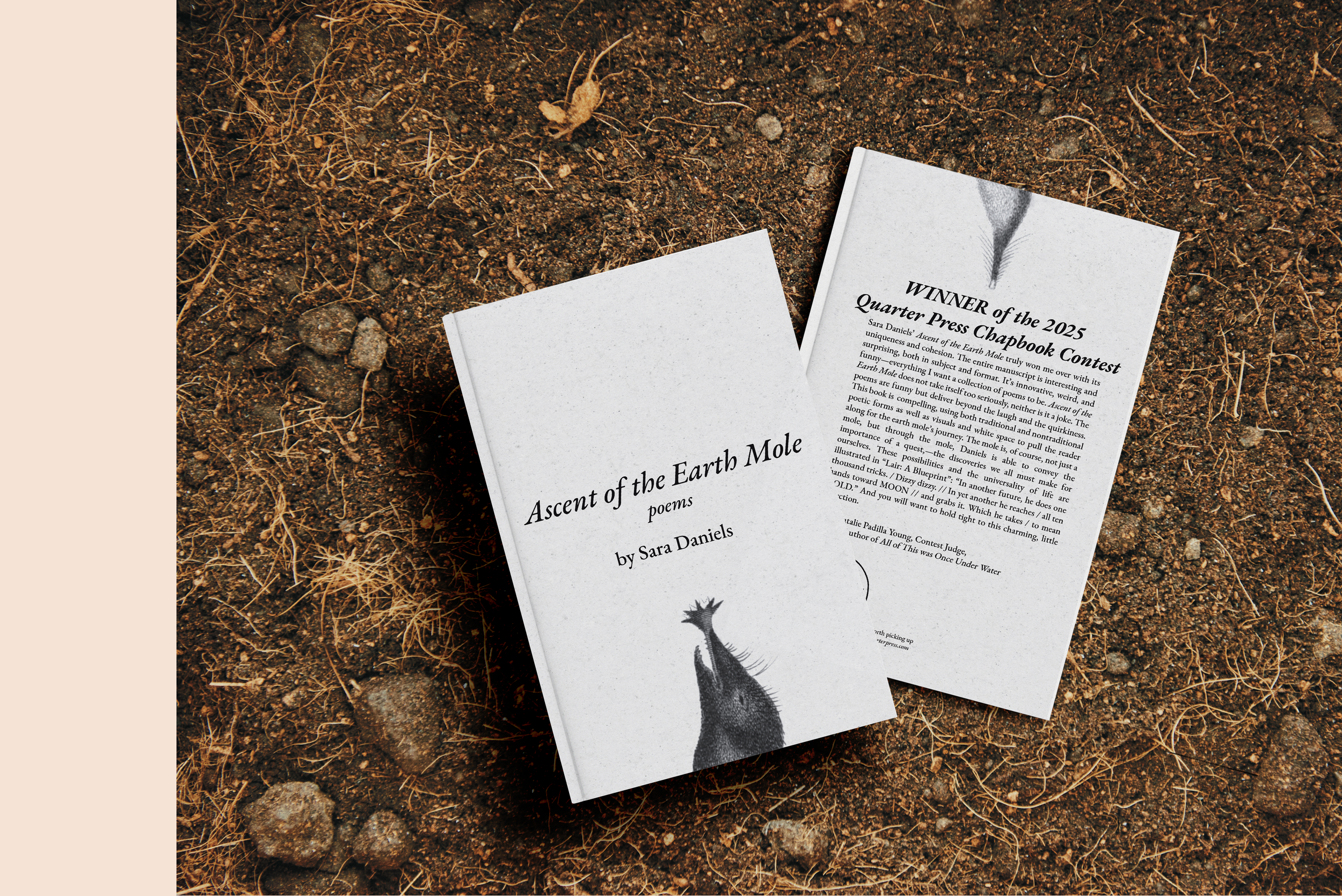 PRE-ORDER: Ascent of the Earth Mole by Sara Daniels (WINNER of the 2026 Chapbook Contest)