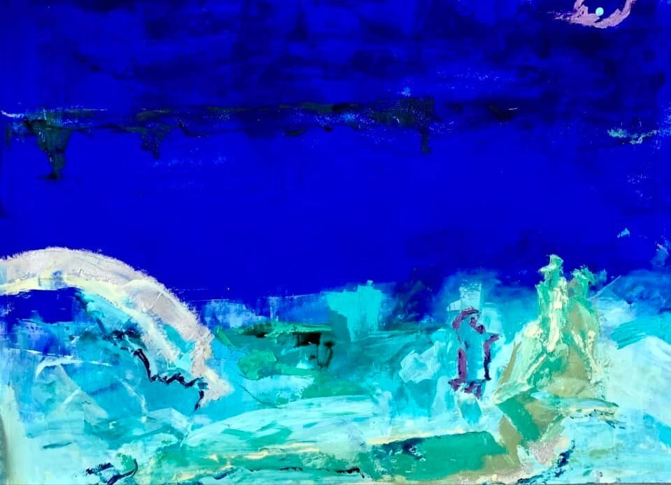 So happy to say that my painting “Sacred Water” is on display at Niagara Artist Centre this Saturday June 4, 354 St. Paul Street St. Catharines 2:00. Swing by and check out this very exciting show on Climate Crisis with about 24 local ar