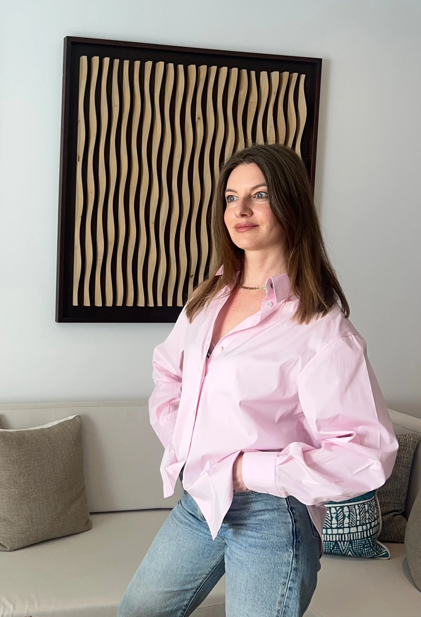 Boyfriend Poplin Shirt - Pink Rose