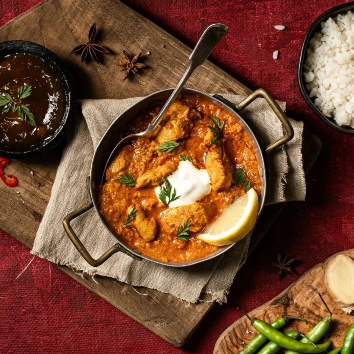 Pheasant Masala Curry, Serves 2